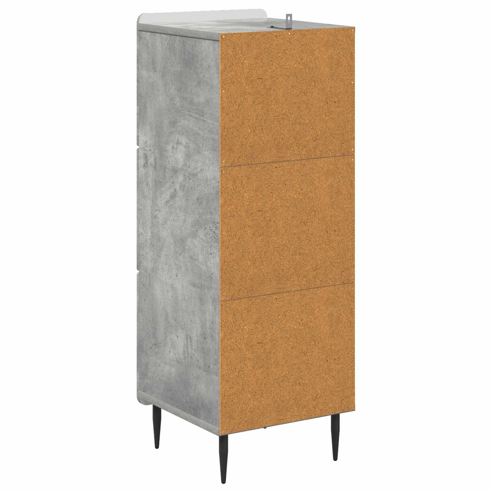 Armoire à tiroirs Gris béton 33 x 34,5 x 92 cm - XIOS