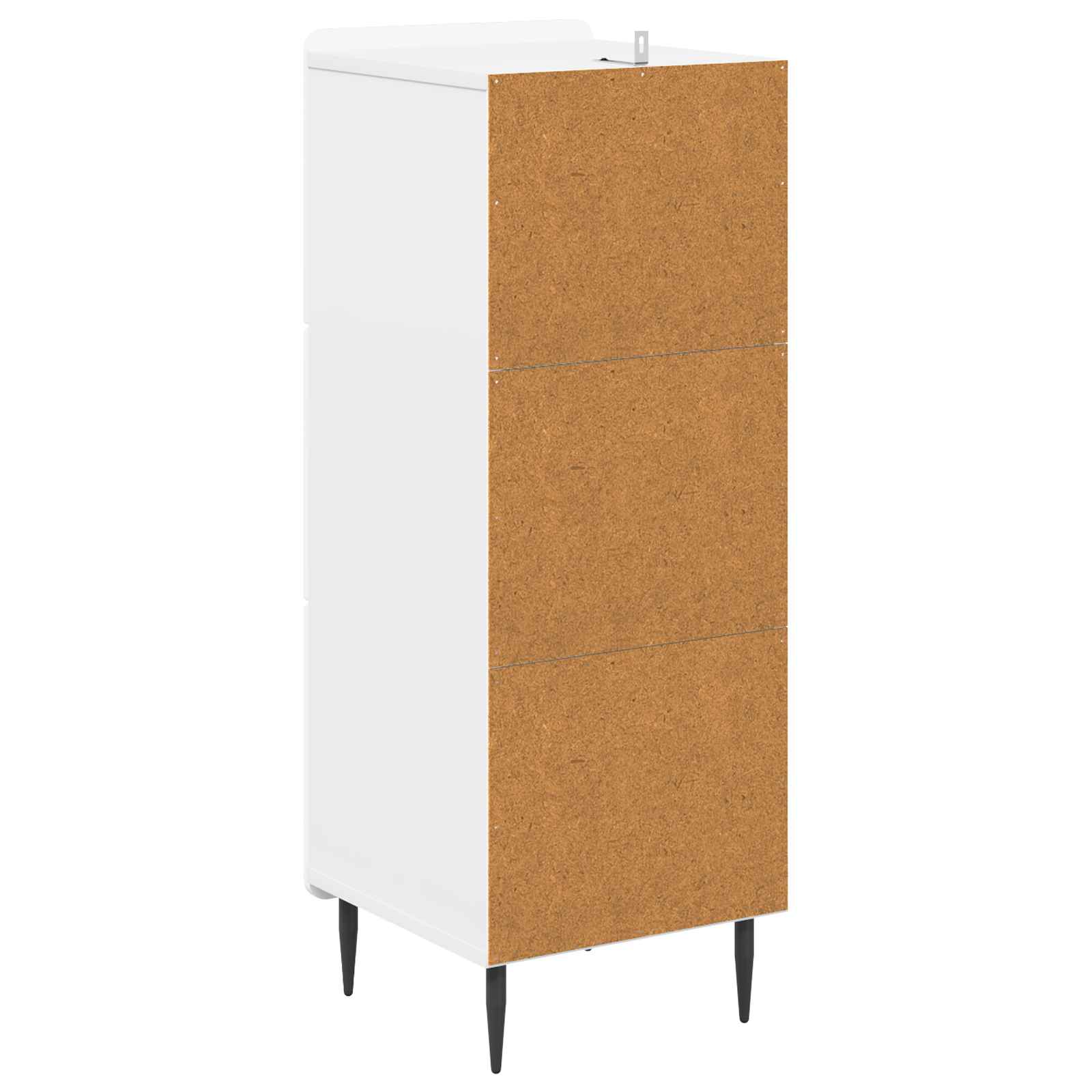 Armoire à tiroirs Blanc brillant 33 x 34,5 x 92 cm - XIOS