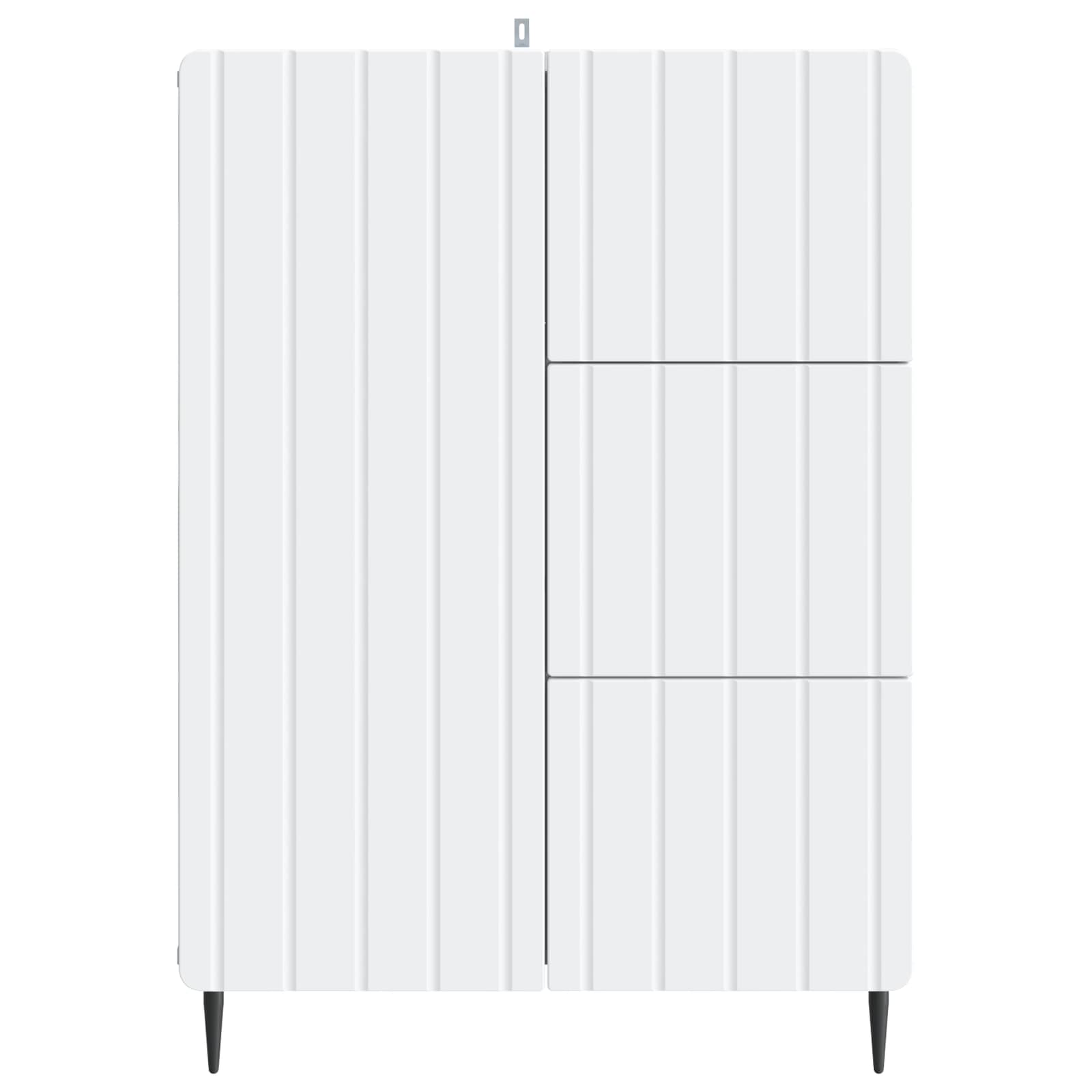 Buffet avec tiroir Blanc 66 x 34,5 x 91,5 cm Bois d'ingénierie - XIOS