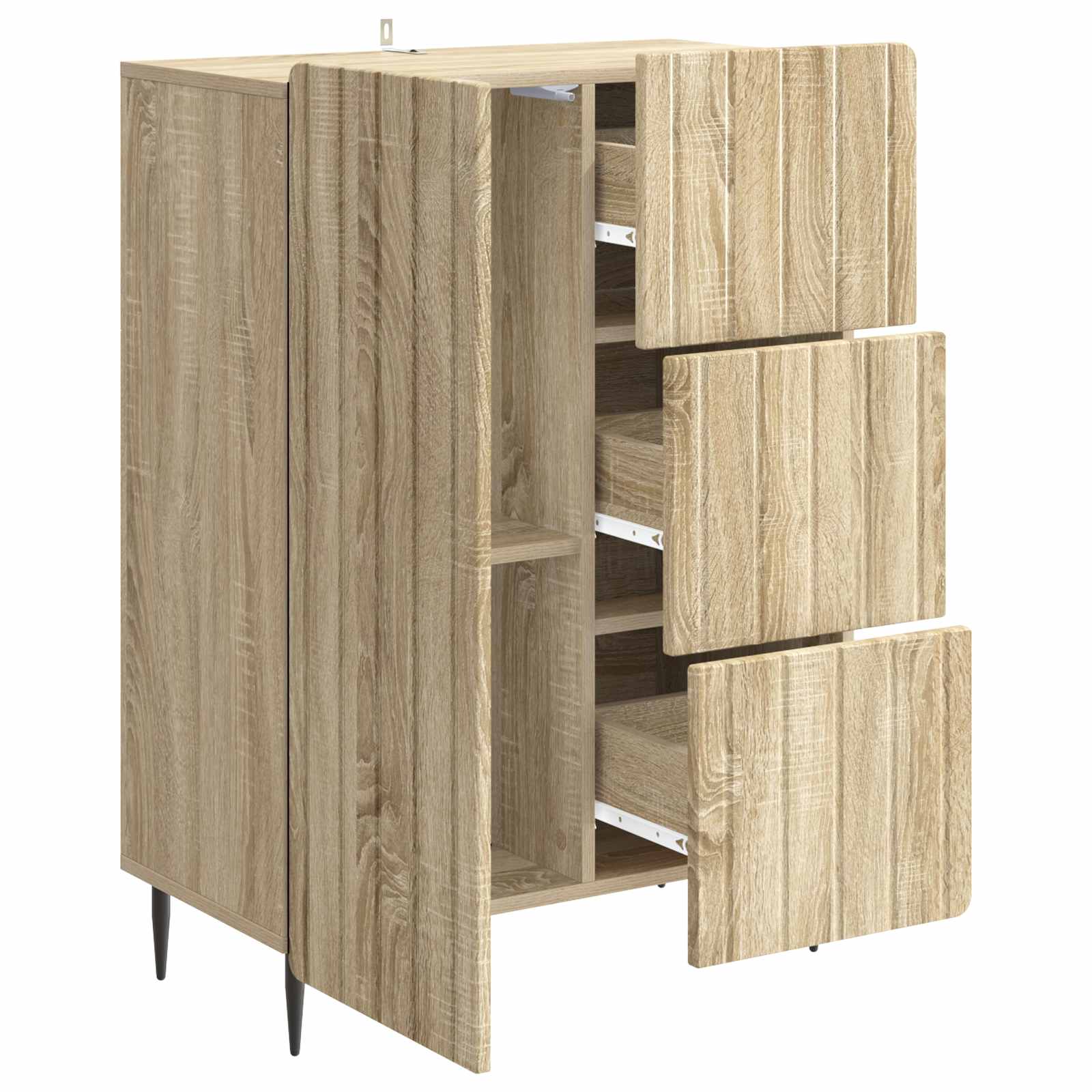 Buffet Chêne Sonoma 66 x 34,5 x 91,5 cm Bois d'ingénierie - XIOS