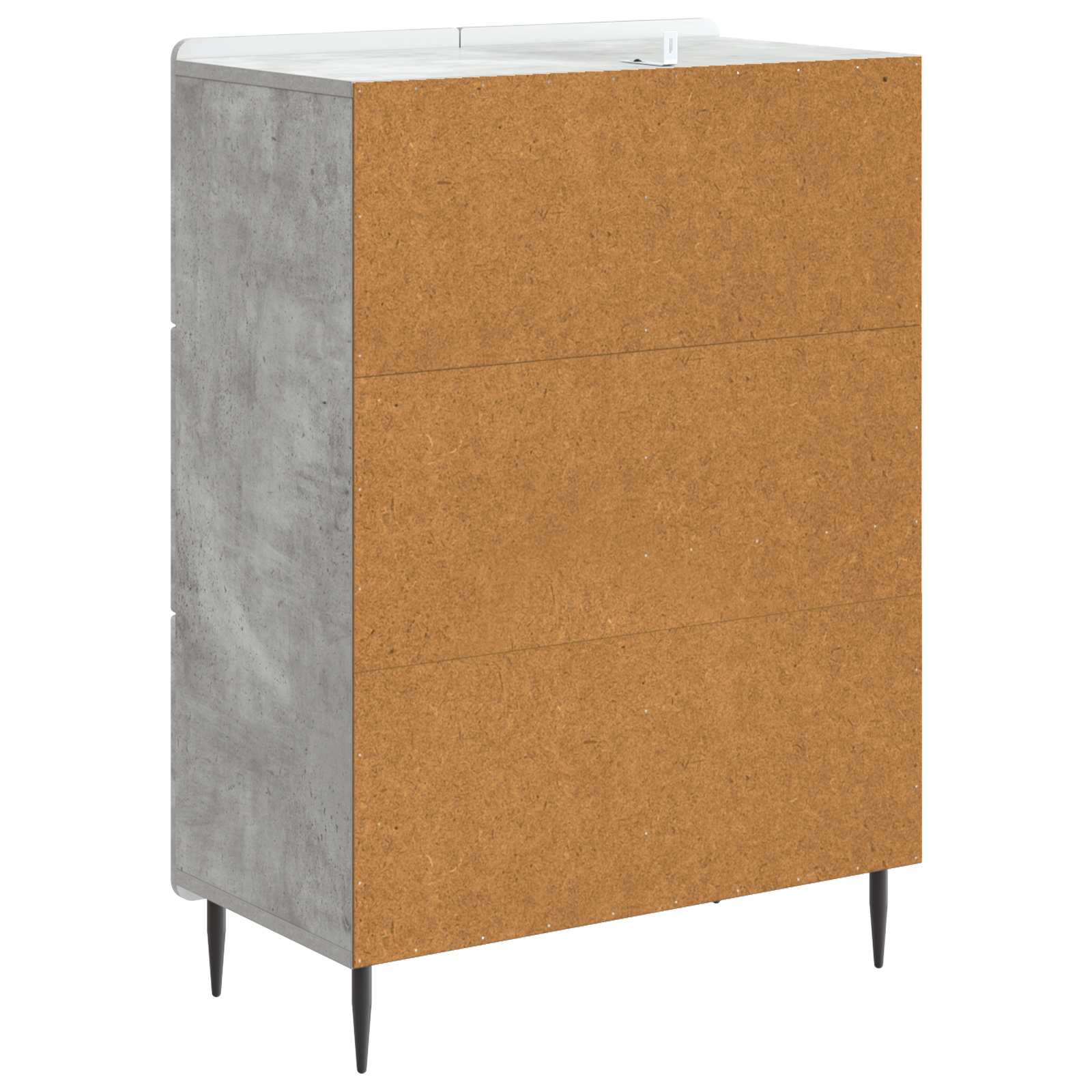 Buffet Gris béton 66 x 34,5 x 91,5 cm Bois d'ingénierie - XIOS