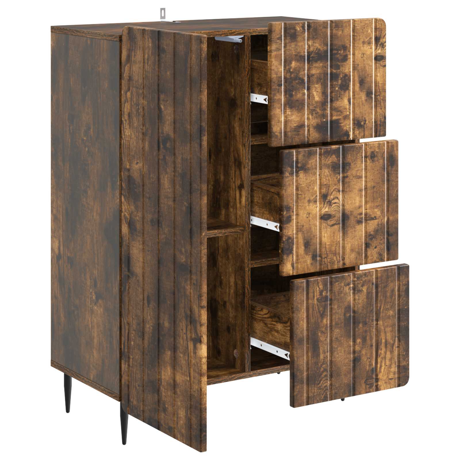 Buffet Chêne fumé 66 x 34,5 x 91,5 cm Bois d'ingénierie - XIOS