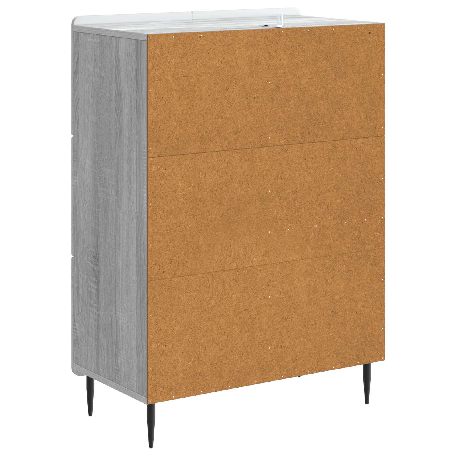 Buffet Sonoma gris 66 x 34,5 x 91,5 cm Bois d'ingénierie - XIOS