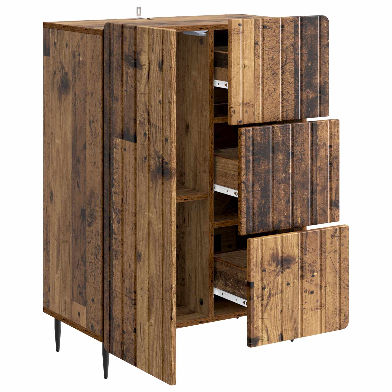 Buffet Bois ancien 66 x 34,5 x 91,5 cm Bois d'ingénierie - XIOS