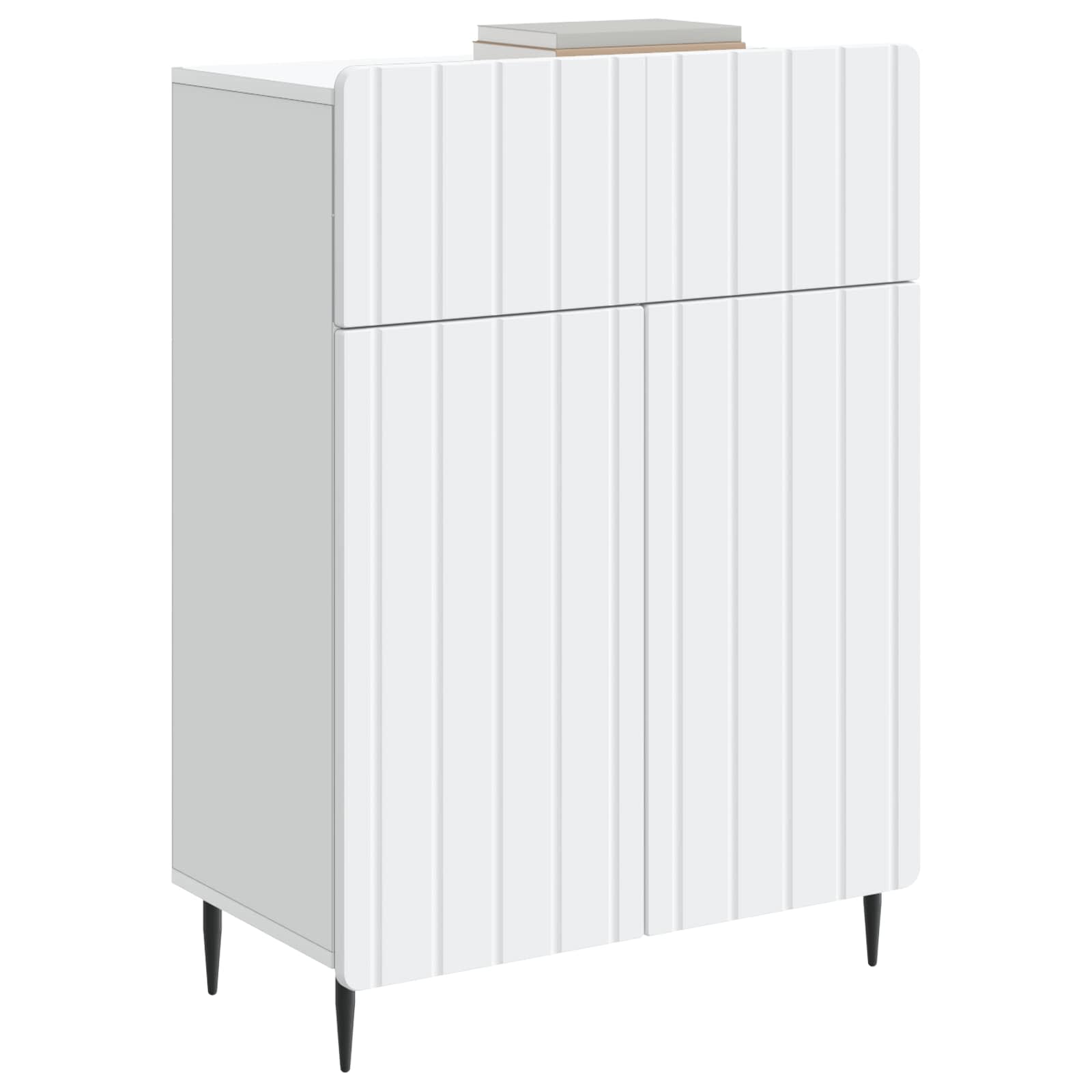 Buffet avec tiroir Blanc 66 x 34,5 x 92 cm Bois d'ingénierie - XIOS