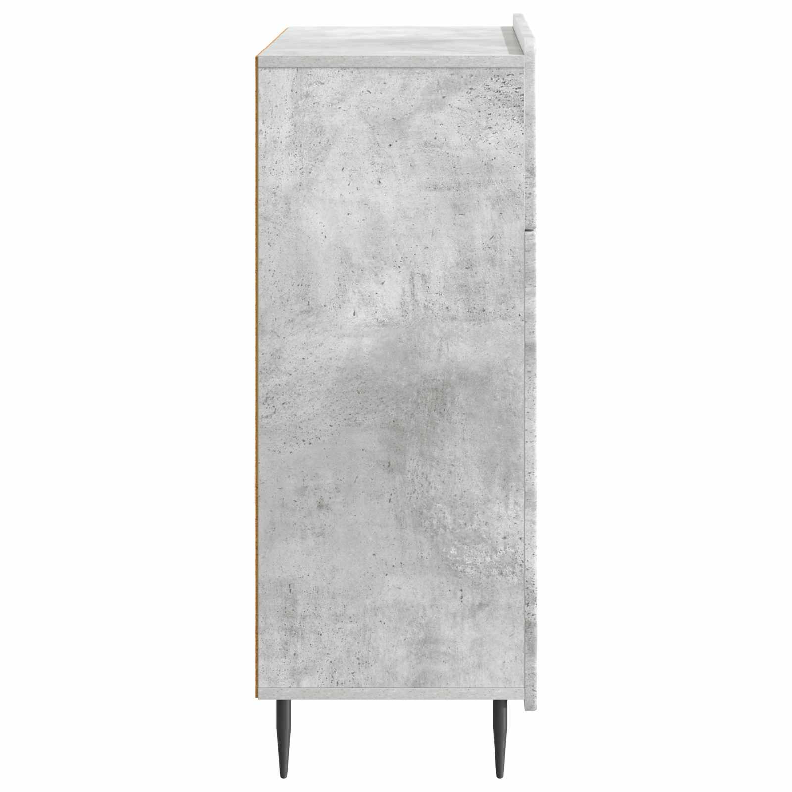 Buffet Gris béton 66 x 34,5 x 92 cm Bois d'ingénierie - XIOS