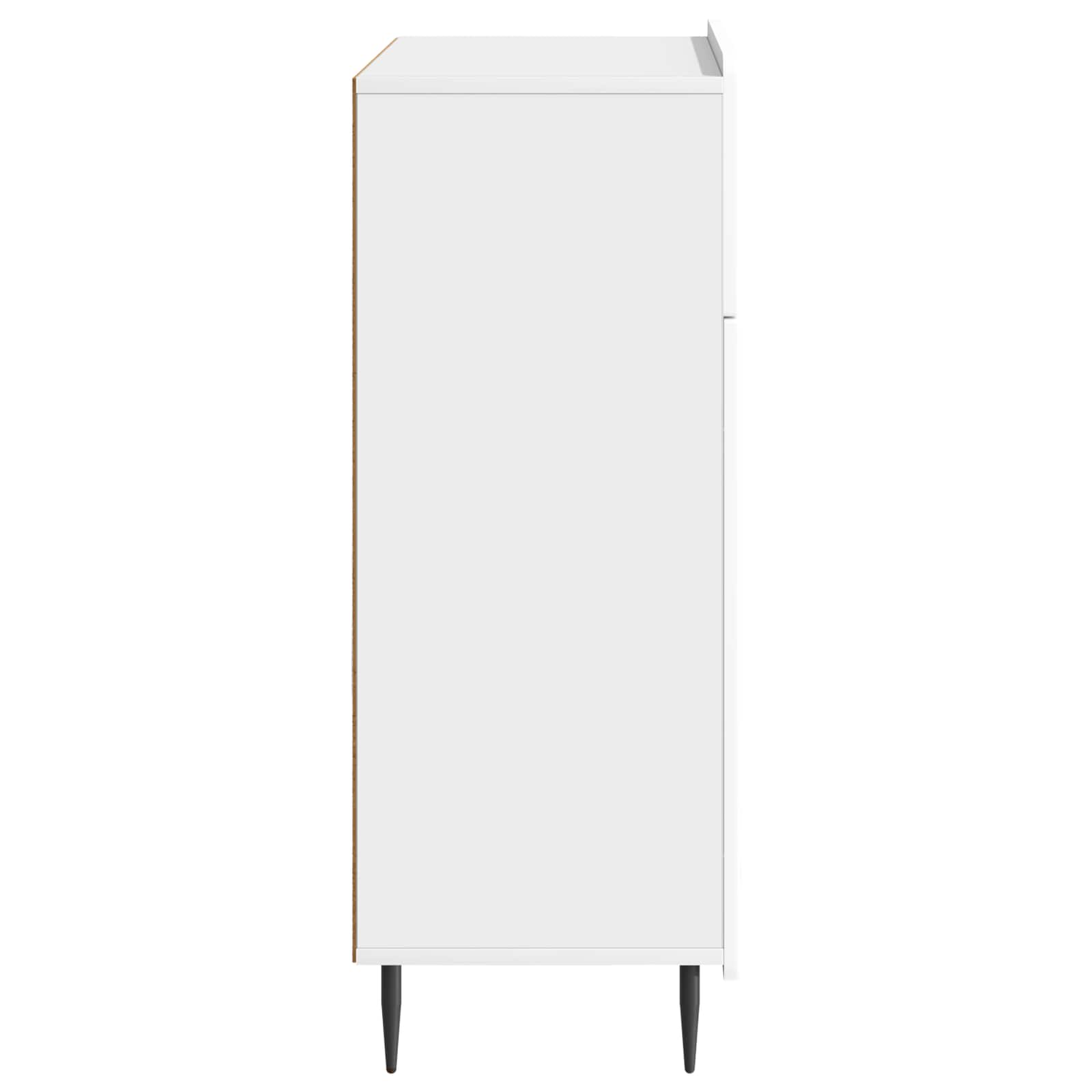 Buffet Blanc brillant 66 x 34,5 x 92 cm Bois d'ingénierie - XIOS