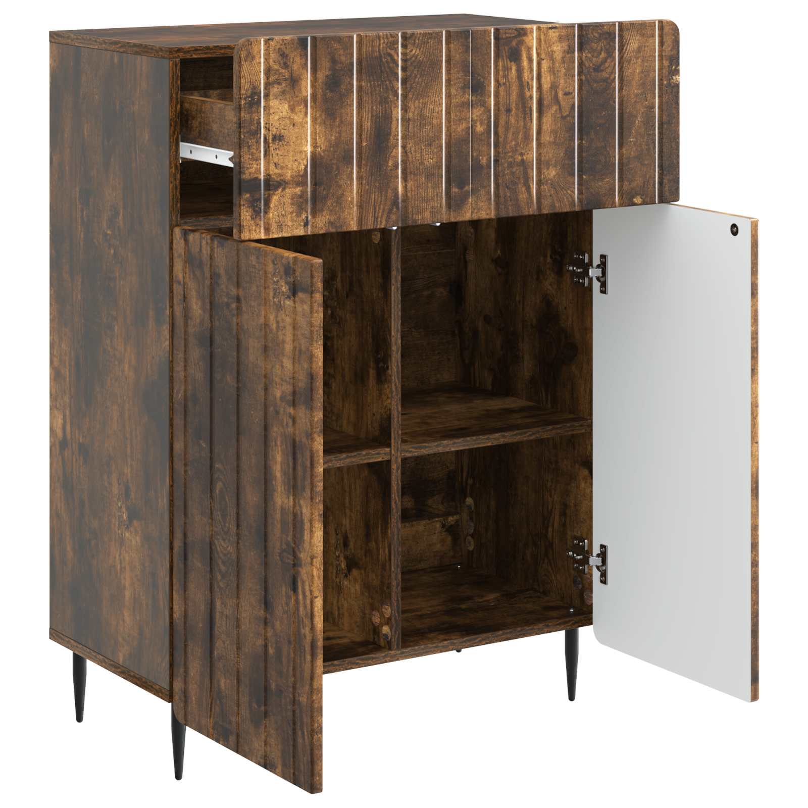 Buffet Chêne fumé 66 x 34,5 x 92 cm Bois d'ingénierie - XIOS