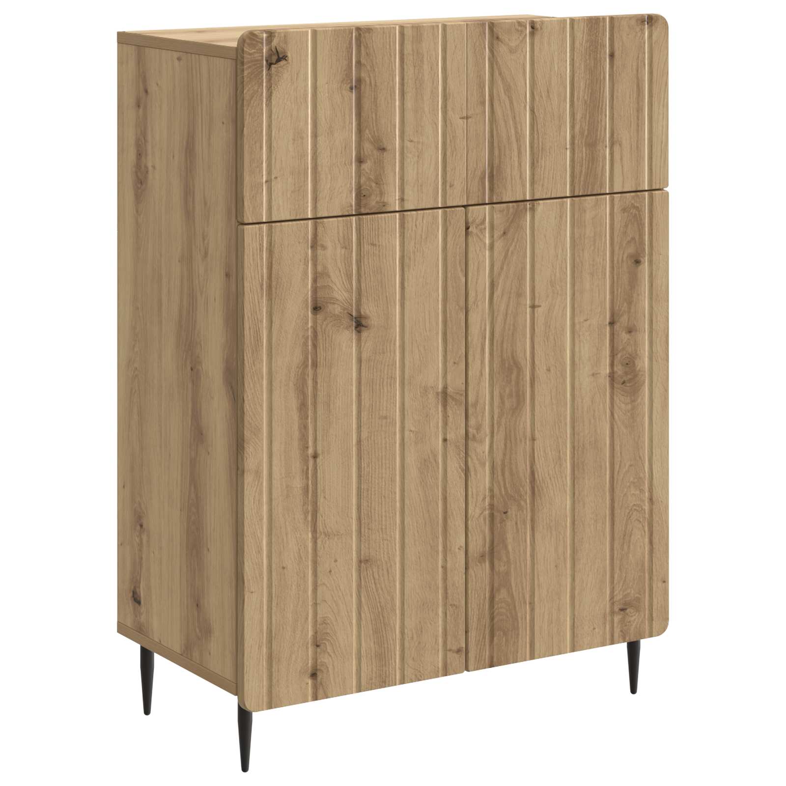 Buffet Chêne artisanal 66 x 34,5 x 92 cm Bois d'ingénierie - XIOS