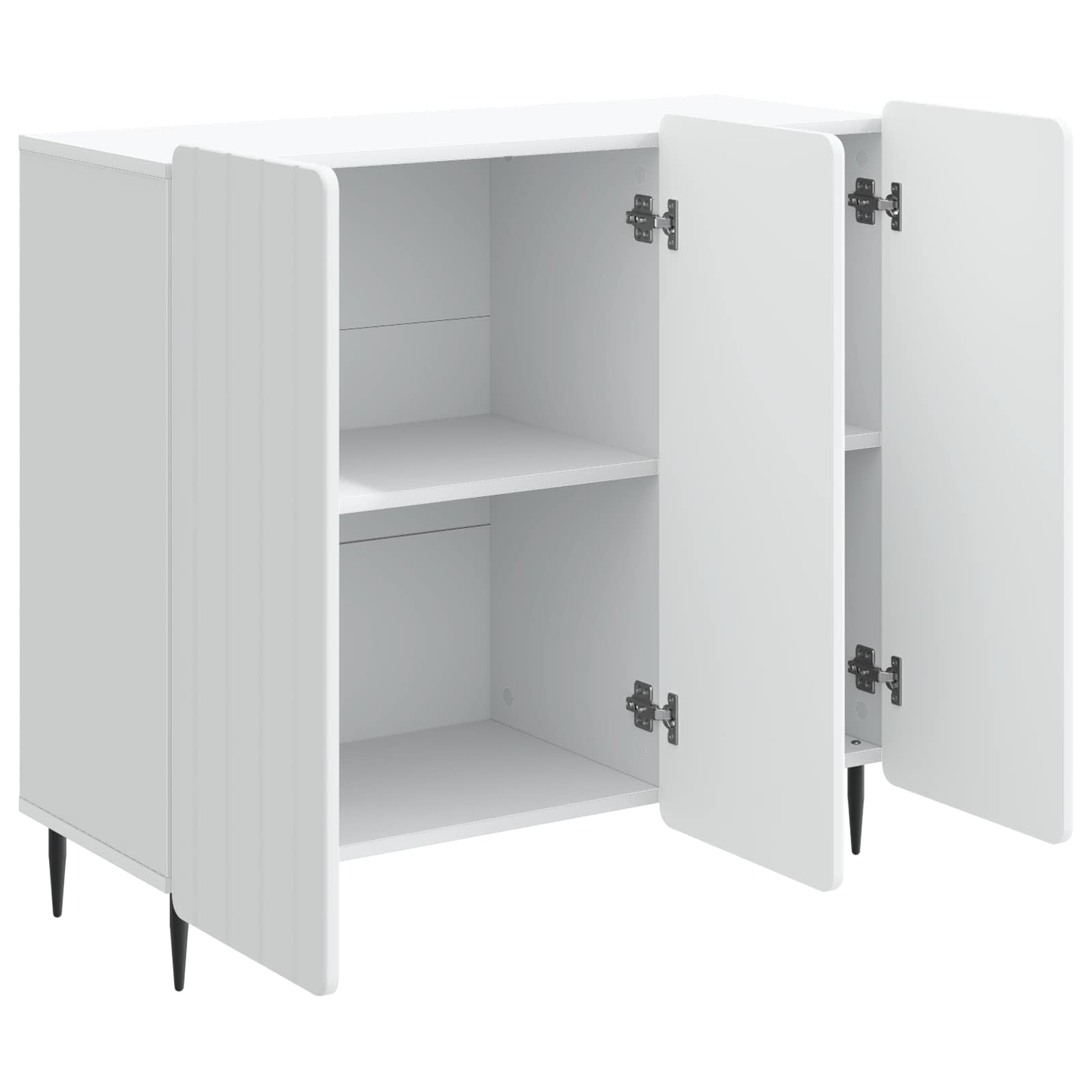 Buffet Blanc 89 x 34,5 x 82 cm Bois d'ingénierie - XIOS