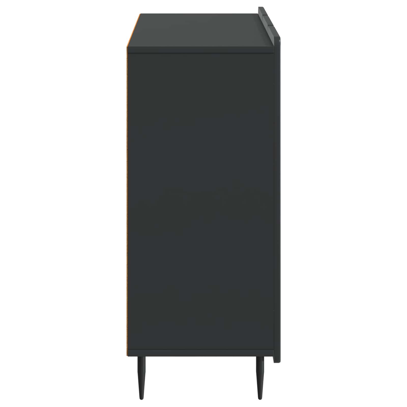 Buffet Noir 89 x 34,5 x 82 cm Bois d'ingénierie - XIOS