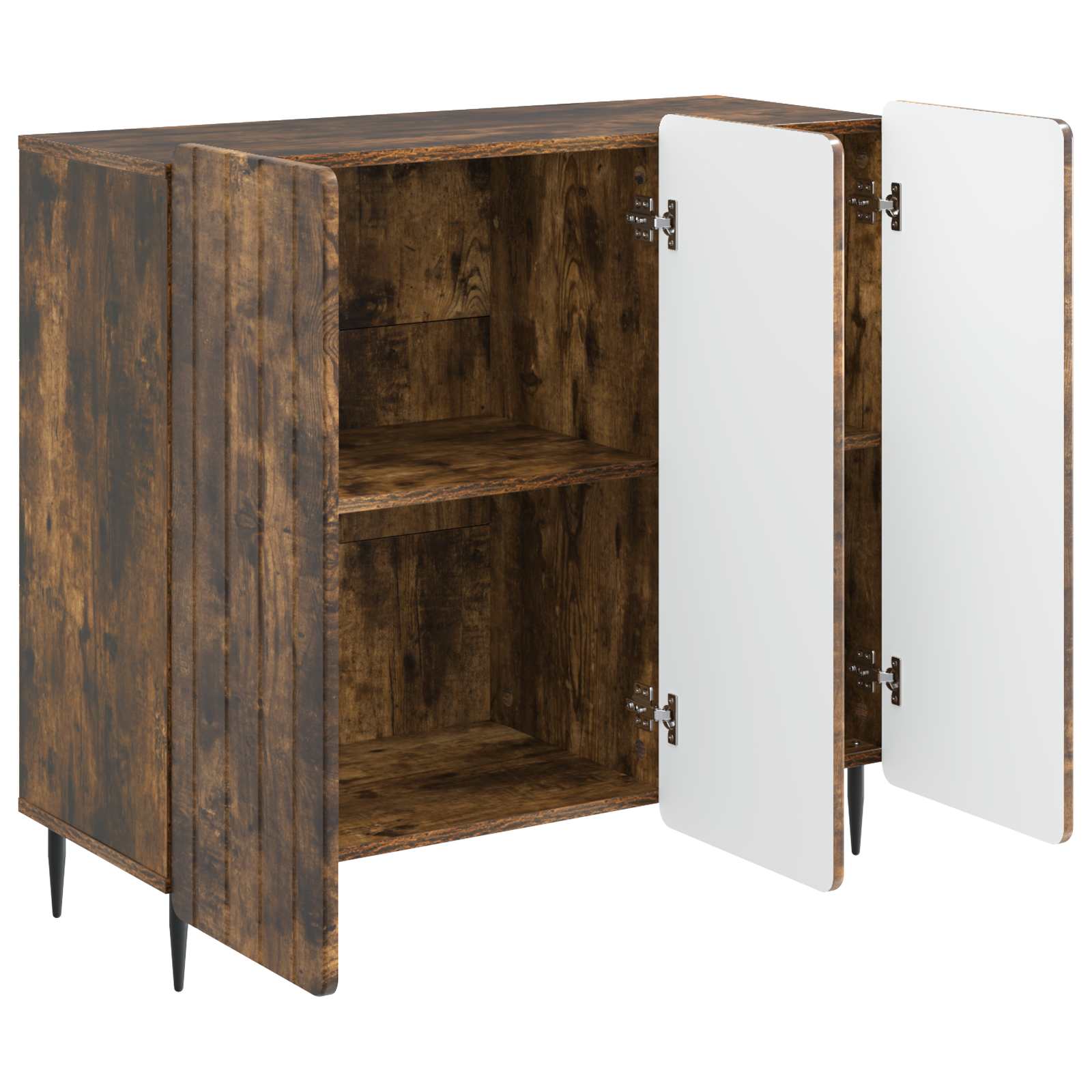 Buffet Chêne fumé 89 x 34,5 x 82 cm Bois d'ingénierie - XIOS