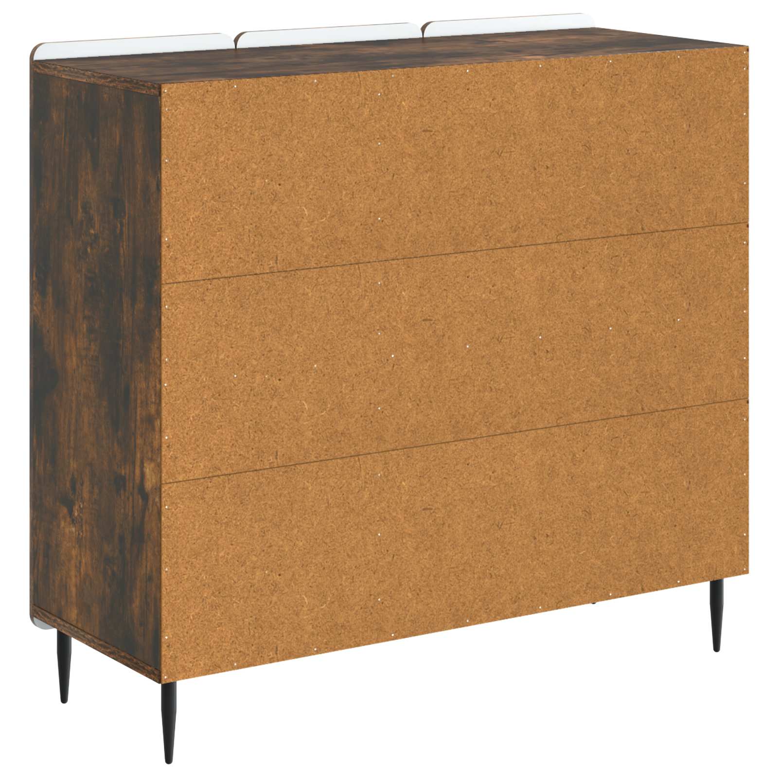 Buffet Chêne fumé 89 x 34,5 x 82 cm Bois d'ingénierie - XIOS