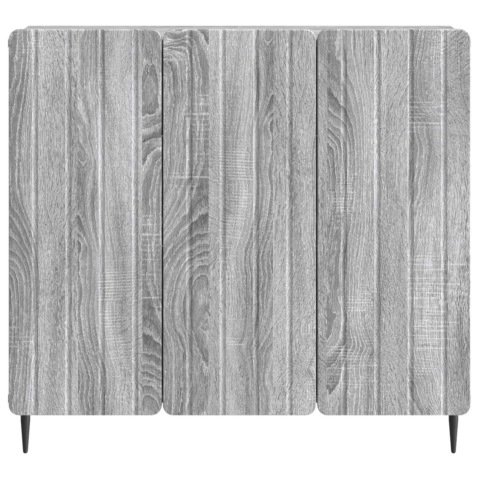 Buffet Sonoma gris 89 x 34,5 x 82 cm Bois d'ingénierie - XIOS