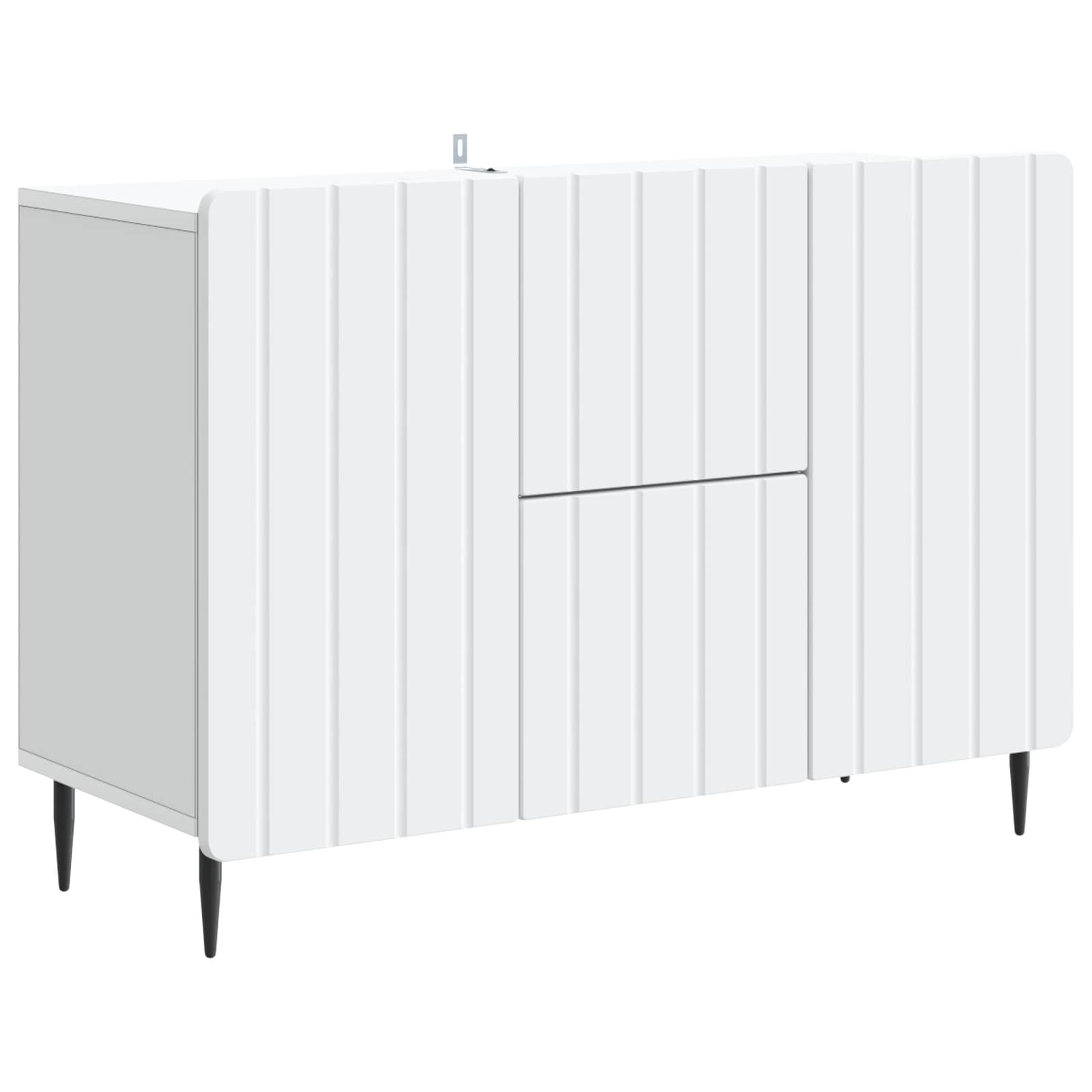 Buffet avec tiroir Blanc 89 x 34,5 x 62 cm Bois d'ingénierie - XIOS