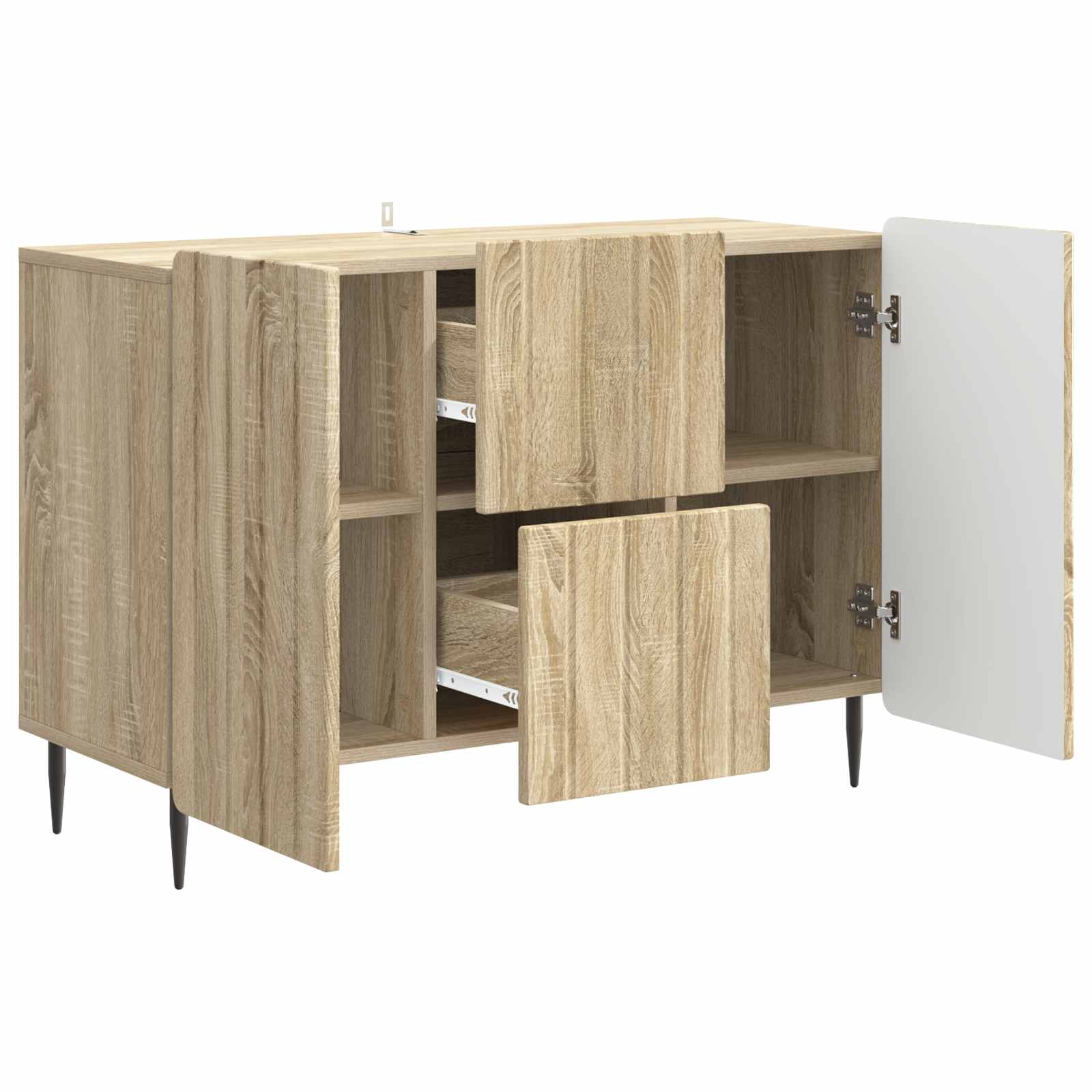 Buffet Chêne Sonoma 89 x 34,5 x 62 cm Bois d'ingénierie - XIOS