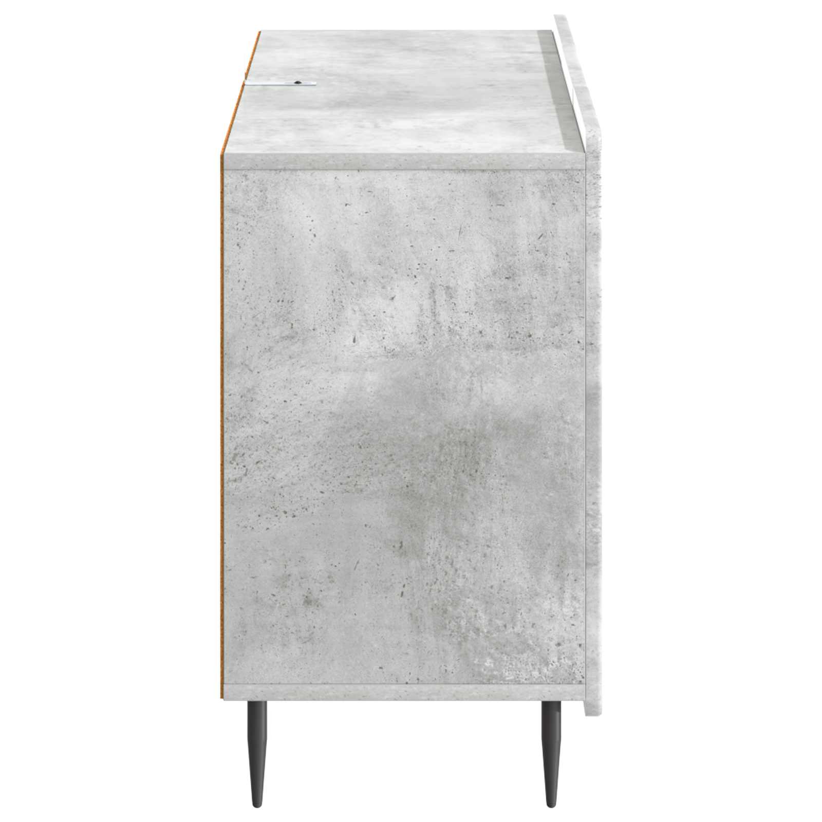 Buffet Gris béton 89 x 34,5 x 62 cm Bois d'ingénierie - XIOS