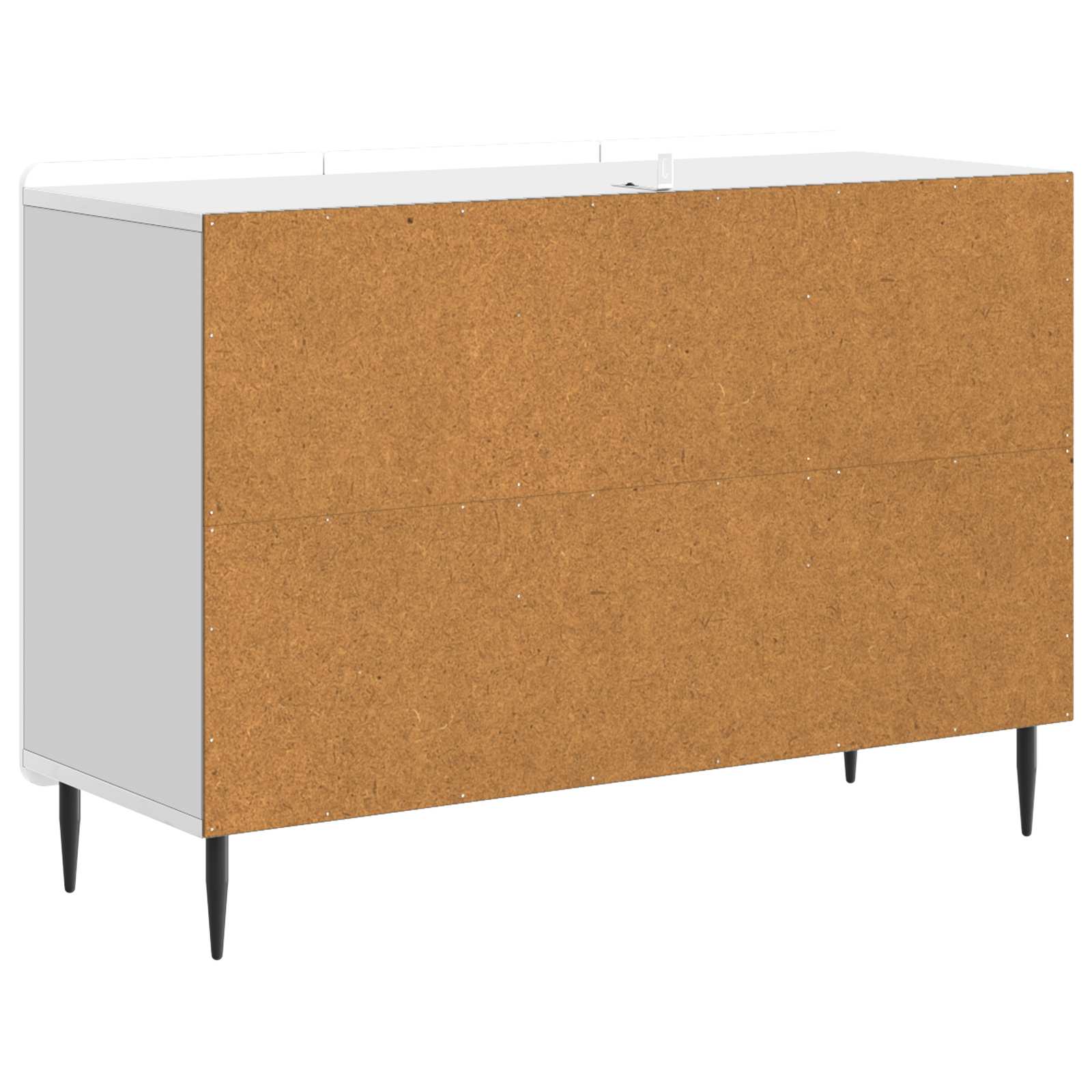 Buffet Blanc brillant 89 x 34,5 x 62 cm Bois d'ingénierie - XIOS
