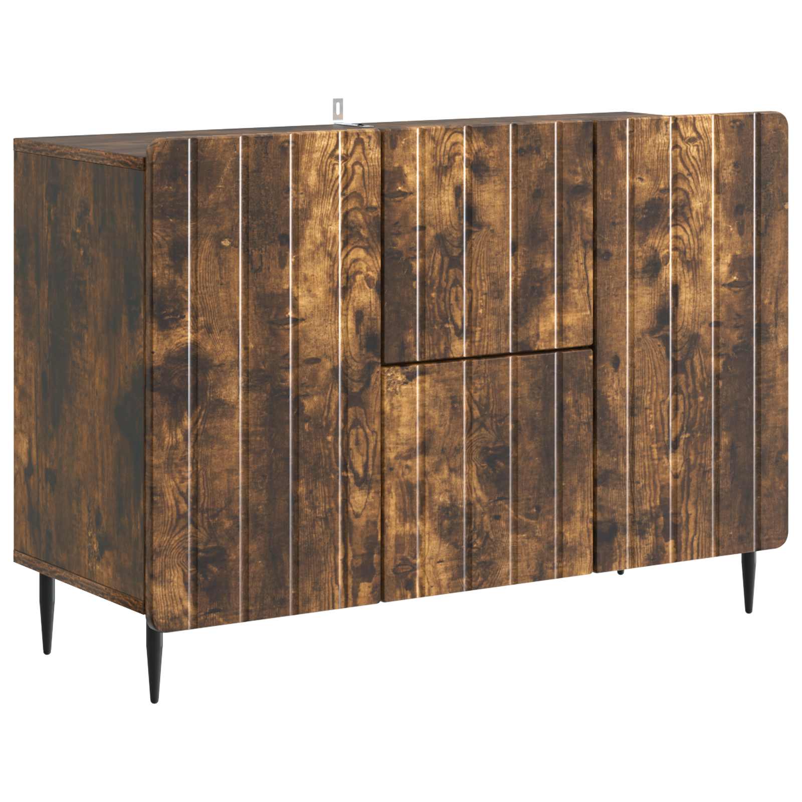 Buffet Chêne fumé 89 x 34,5 x 62 cm Bois d'ingénierie - XIOS