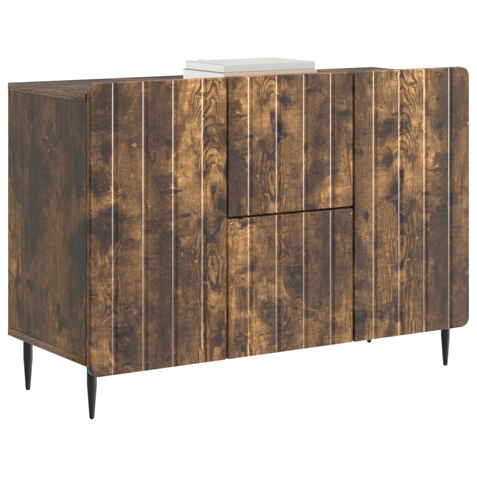Buffet Chêne fumé 89 x 34,5 x 62 cm Bois d'ingénierie - XIOS