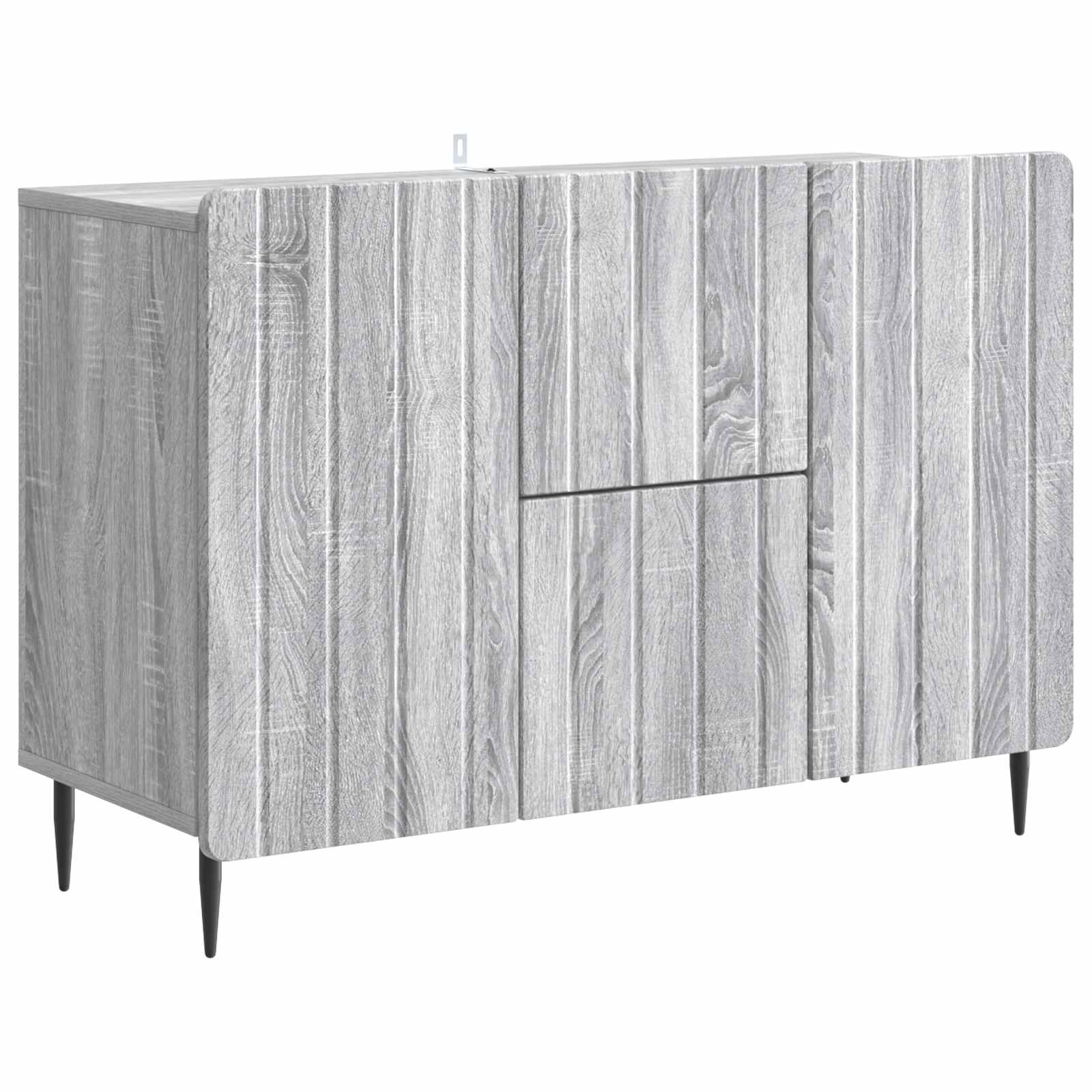 Buffet Sonoma gris 89 x 34,5 x 62 cm Bois d'ingénierie - XIOS