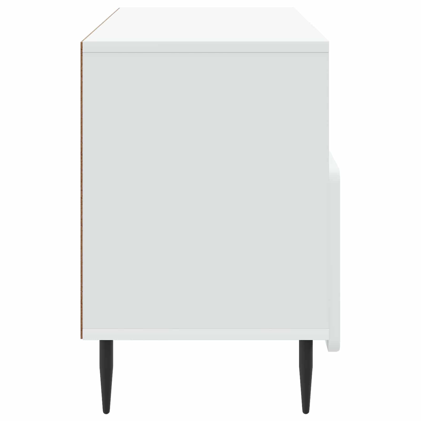 Meuble TV Blanc 102 x 34,5 x 50 cm Bois d'ingénierie - XIOS