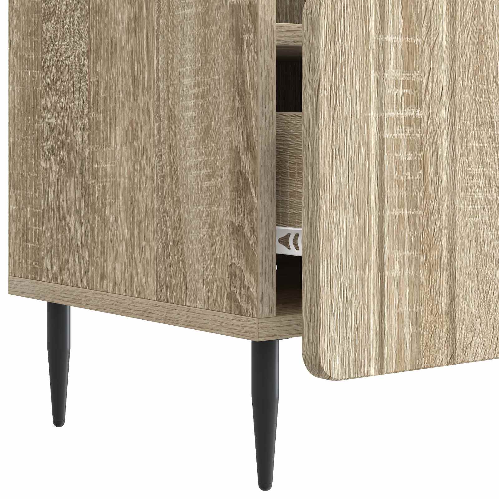 Meuble TV Chêne Sonoma 102 x 34,5 x 50 cm Bois d'ingénierie - XIOS