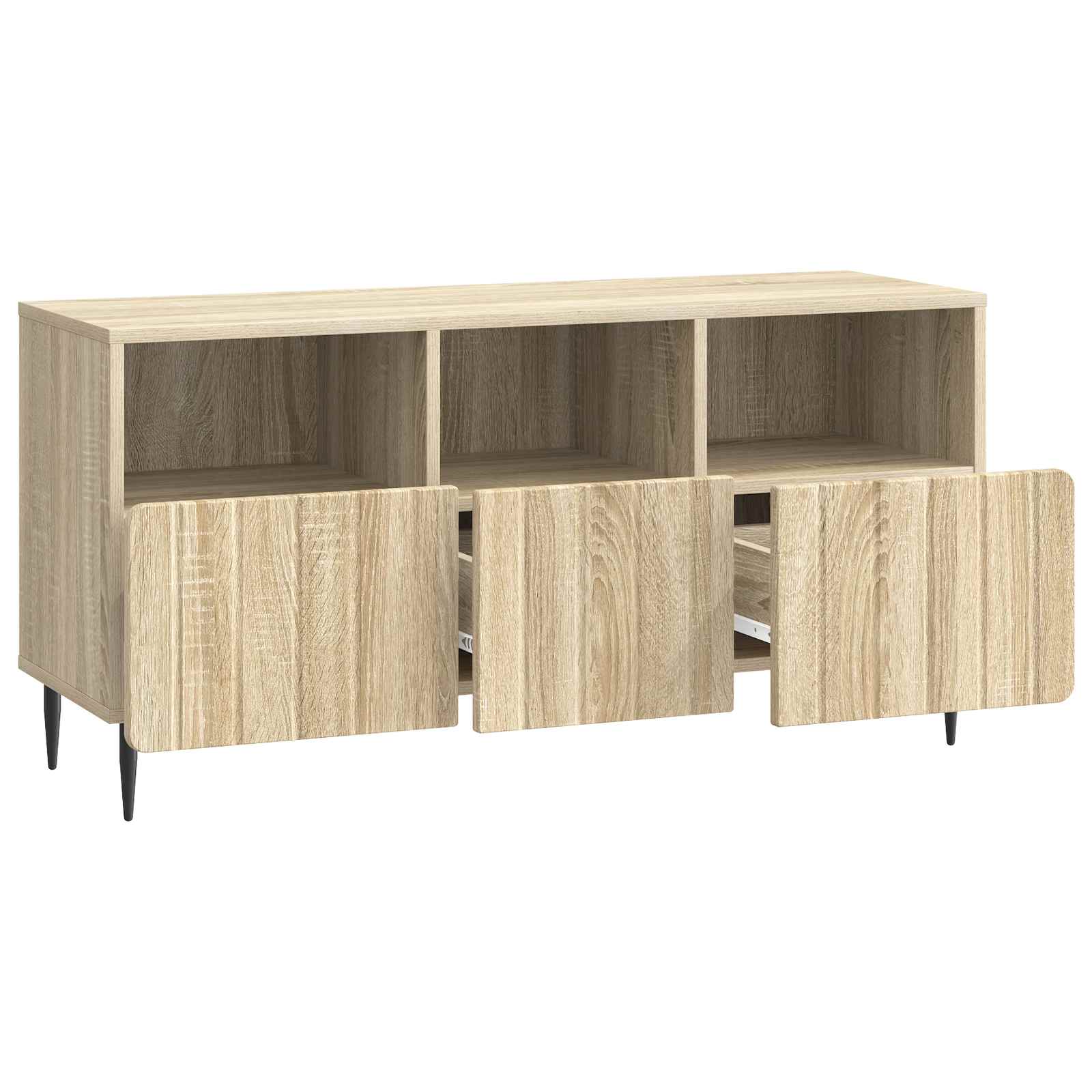 Meuble TV Chêne Sonoma 102 x 34,5 x 50 cm Bois d'ingénierie - XIOS