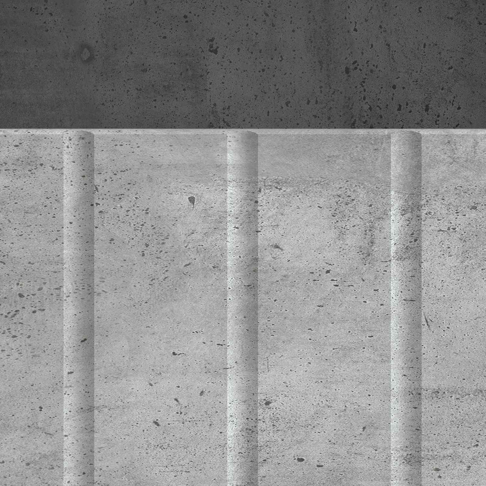 Meuble TV Gris béton 102 x 34,5 x 50 cm Bois d'ingénierie - XIOS