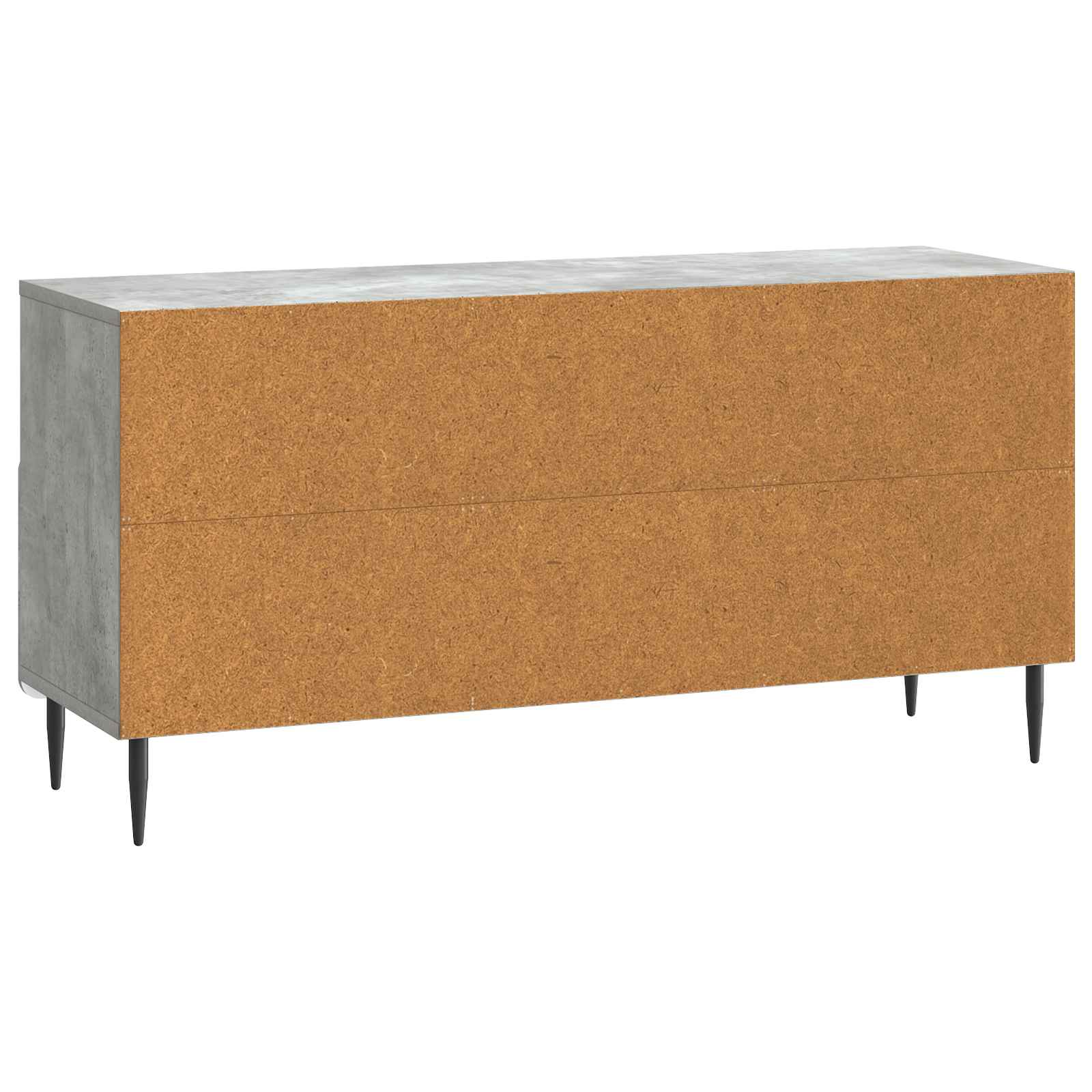 Meuble TV Gris béton 102 x 34,5 x 50 cm Bois d'ingénierie - XIOS