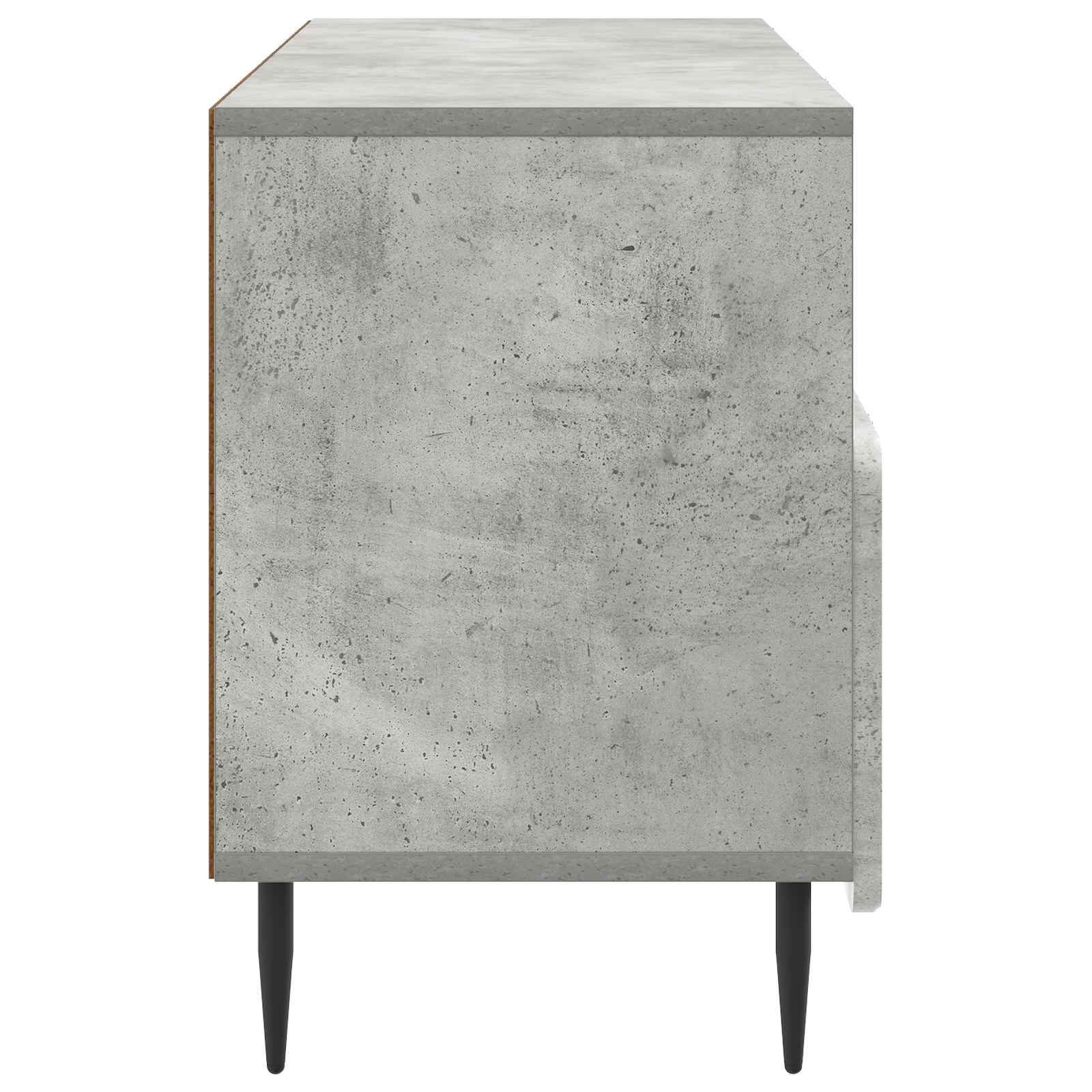 Meuble TV Gris béton 102 x 34,5 x 50 cm Bois d'ingénierie - XIOS