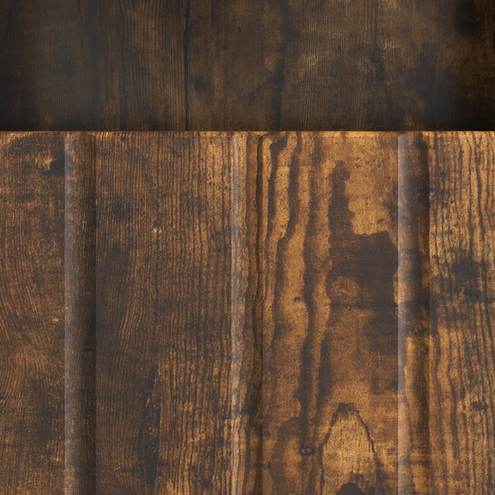 Meuble TV Chêne fumé 102 x 34,5 x 50 cm Bois d'ingénierie - XIOS