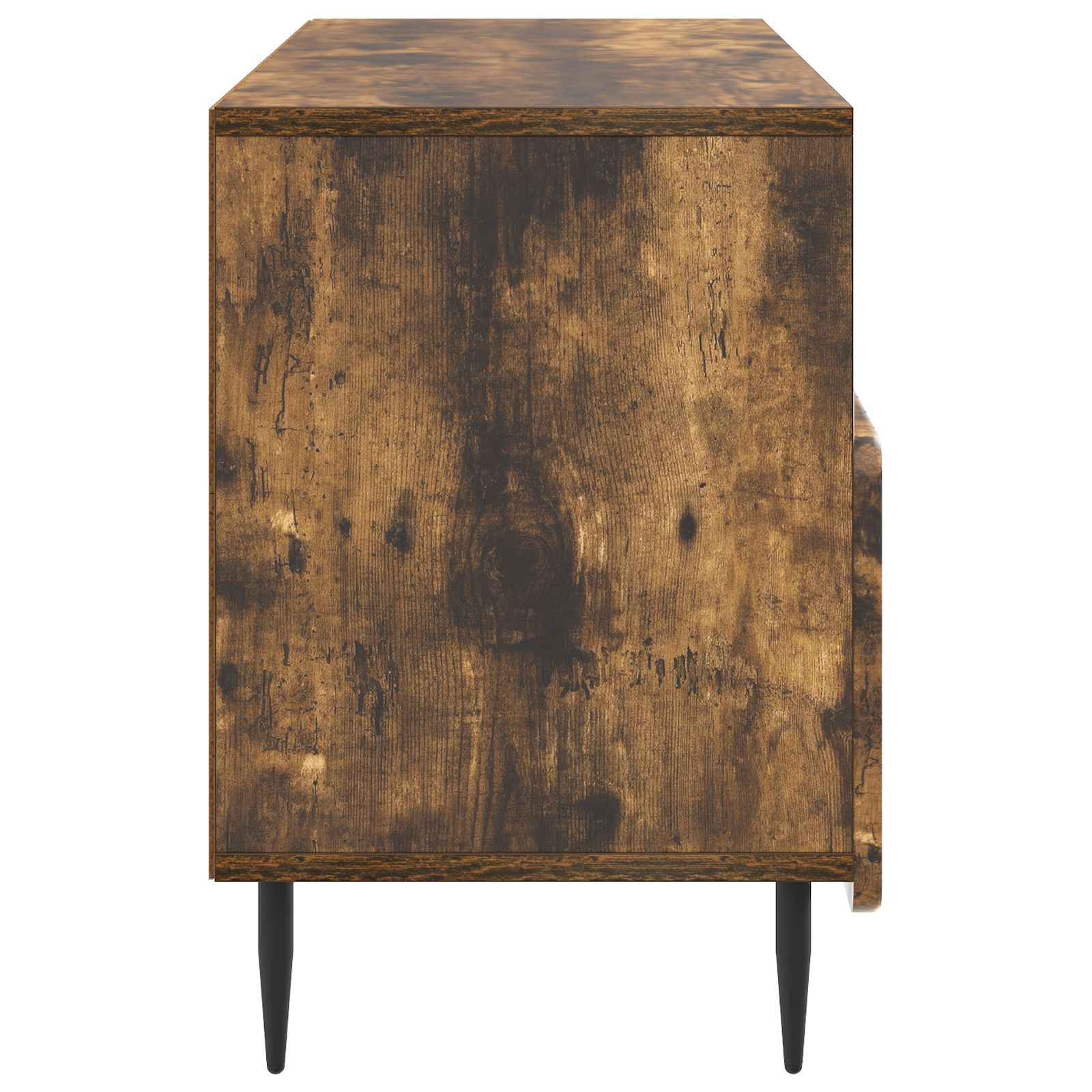 Meuble TV Chêne fumé 102 x 34,5 x 50 cm Bois d'ingénierie - XIOS