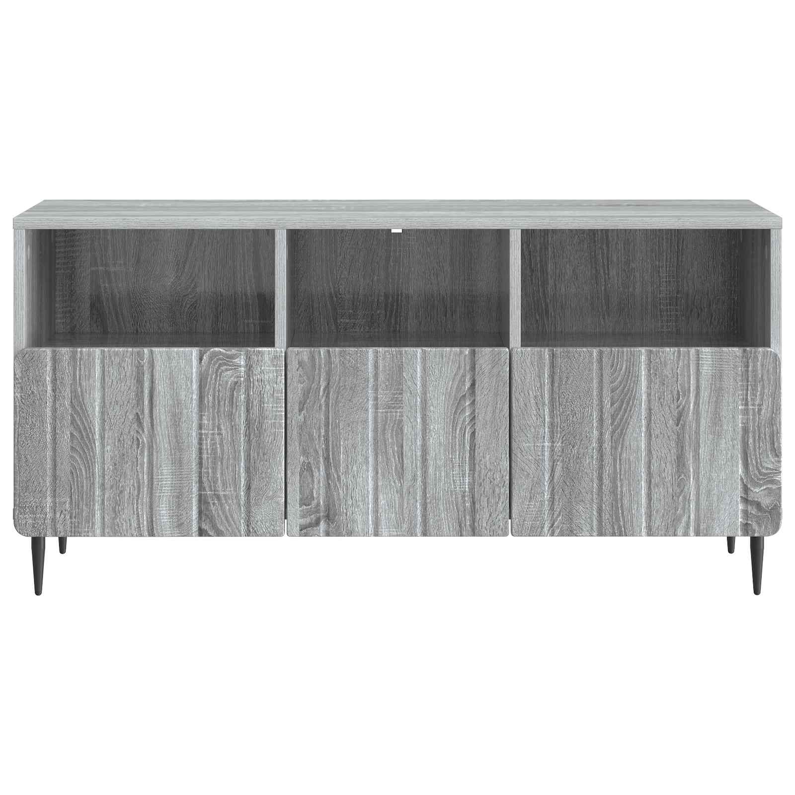 Meuble TV Sonoma gris 102 x 34,5 x 50 cm Bois d'ingénierie - XIOS