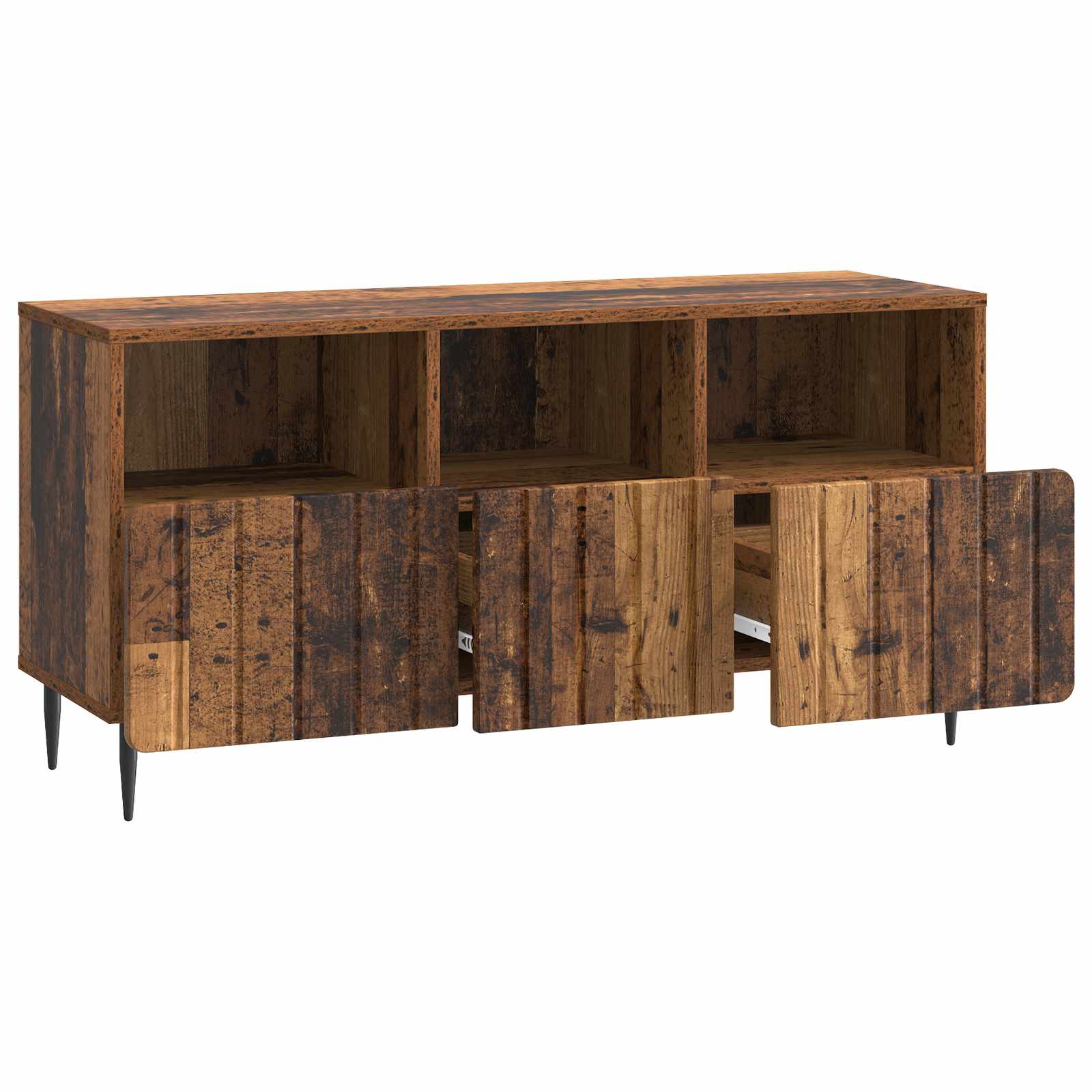 Meuble TV Bois ancien 102 x 34,5 x 50 cm Bois d'ingénierie - XIOS