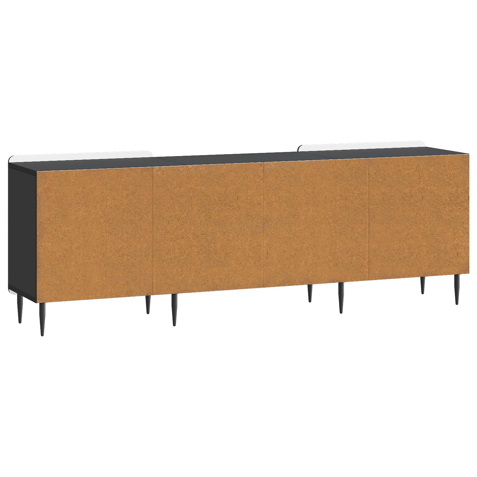 Meuble TV Noir 150 x 31 x 52 cm Bois d'ingénierie - XIOS
