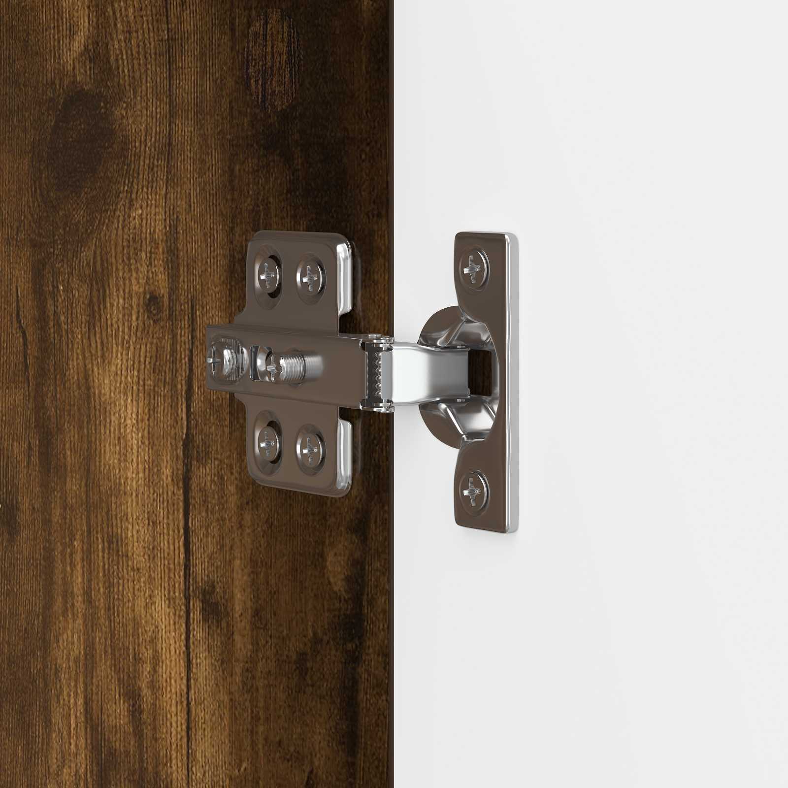 Meuble TV Chêne fumé 150 x 31 x 52 cm Bois d'ingénierie - XIOS