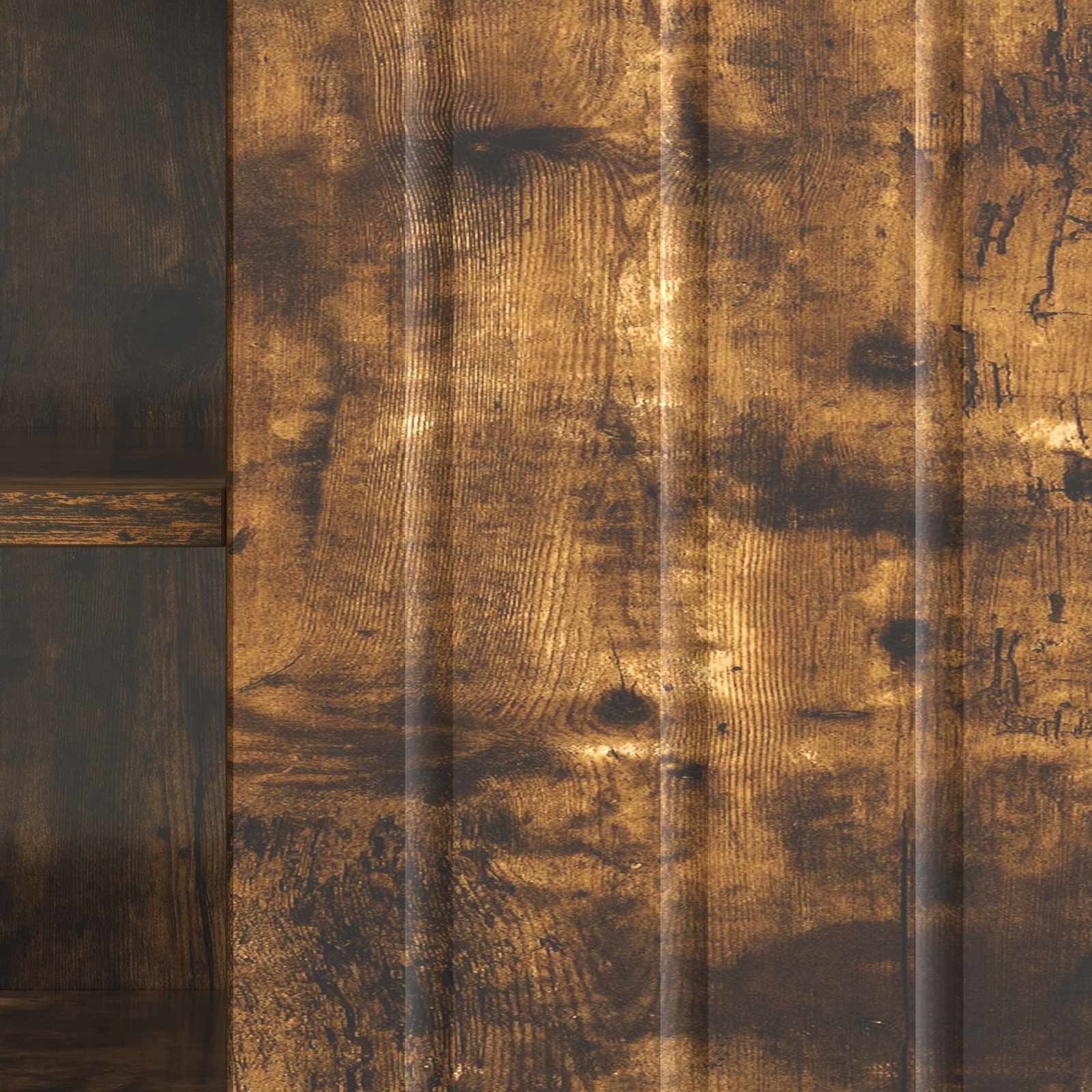 Meuble TV Chêne fumé 150 x 31 x 52 cm Bois d'ingénierie - XIOS