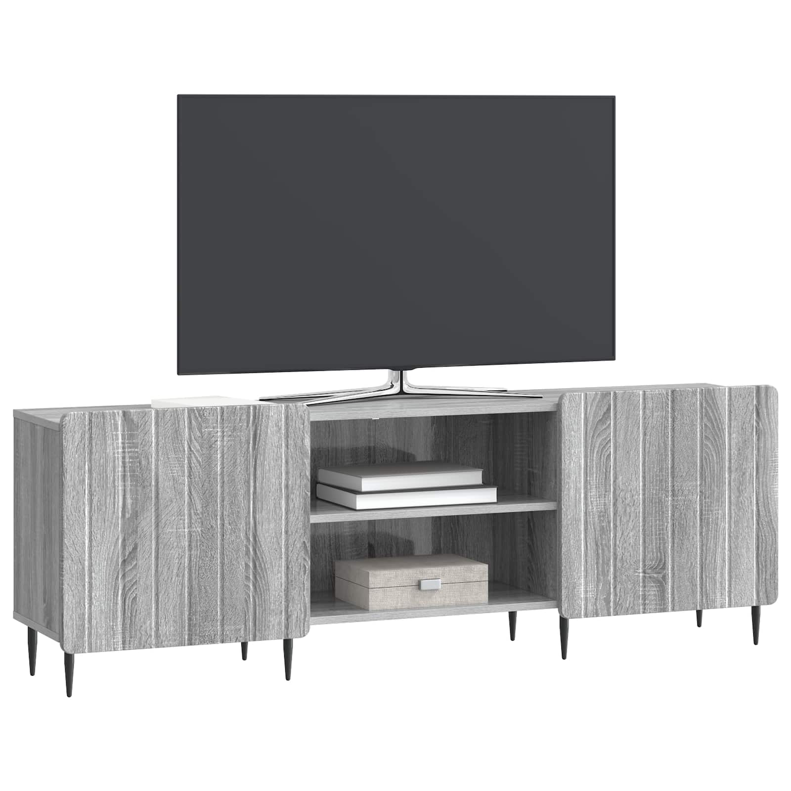 Meuble TV Sonoma gris 150 x 31 x 52 cm Bois d'ingénierie - XIOS