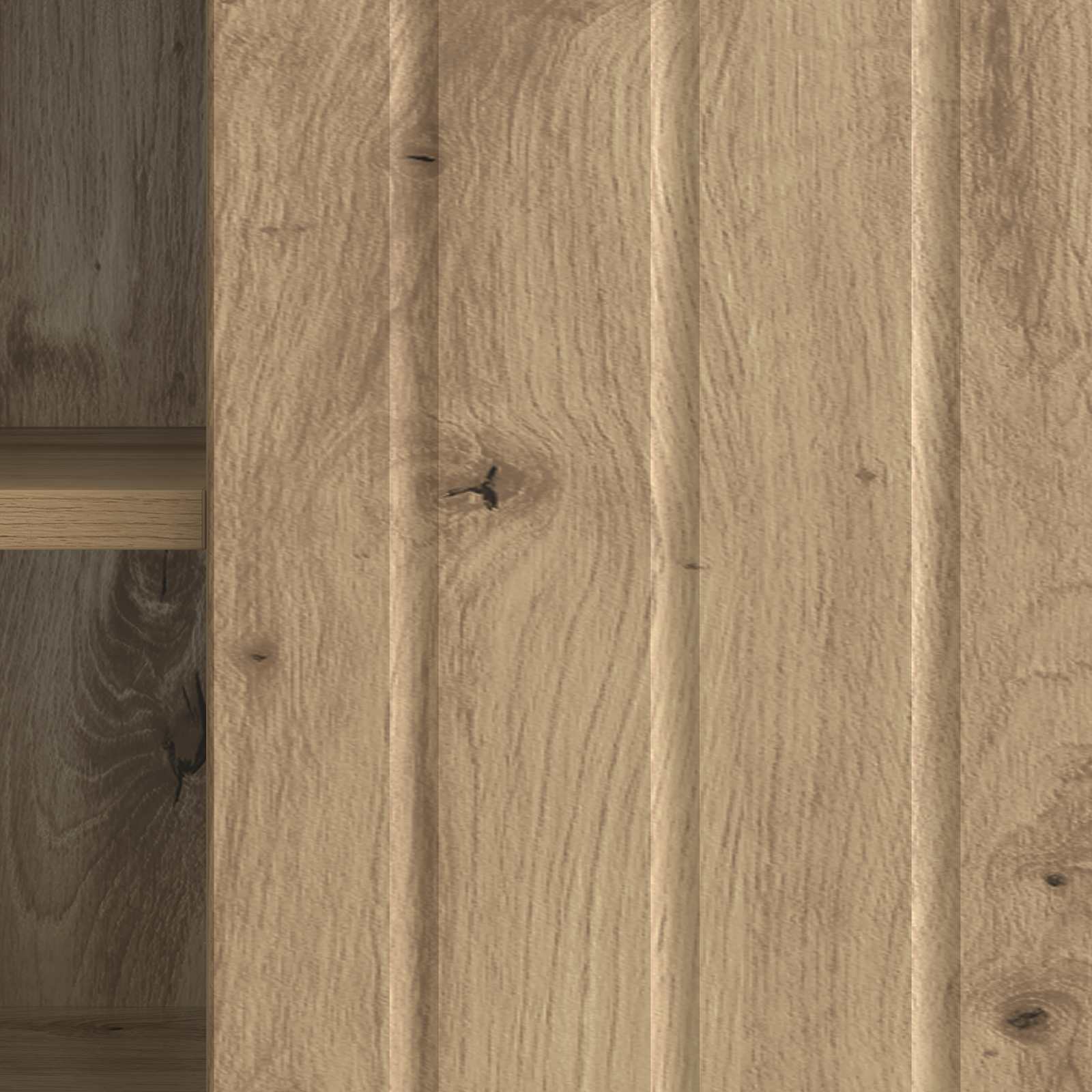 Meuble TV Chêne artisanal 150 x 31 x 52 cm Bois d'ingénierie - XIOS