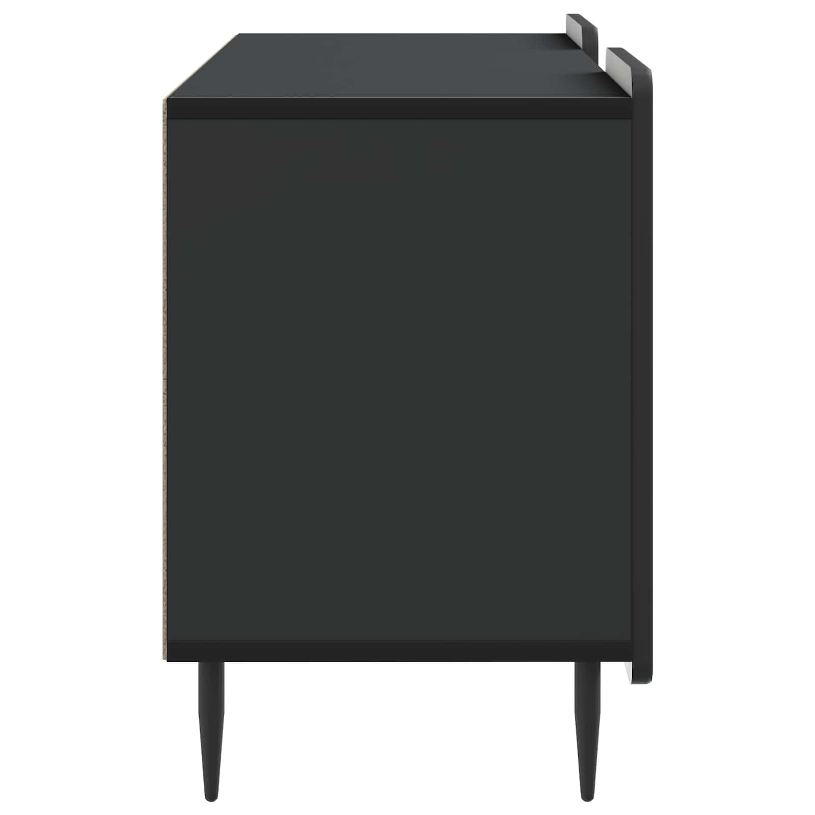 Meuble TV Noir 102 x 34,5 x 52 cm Bois d'ingénierie - XIOS