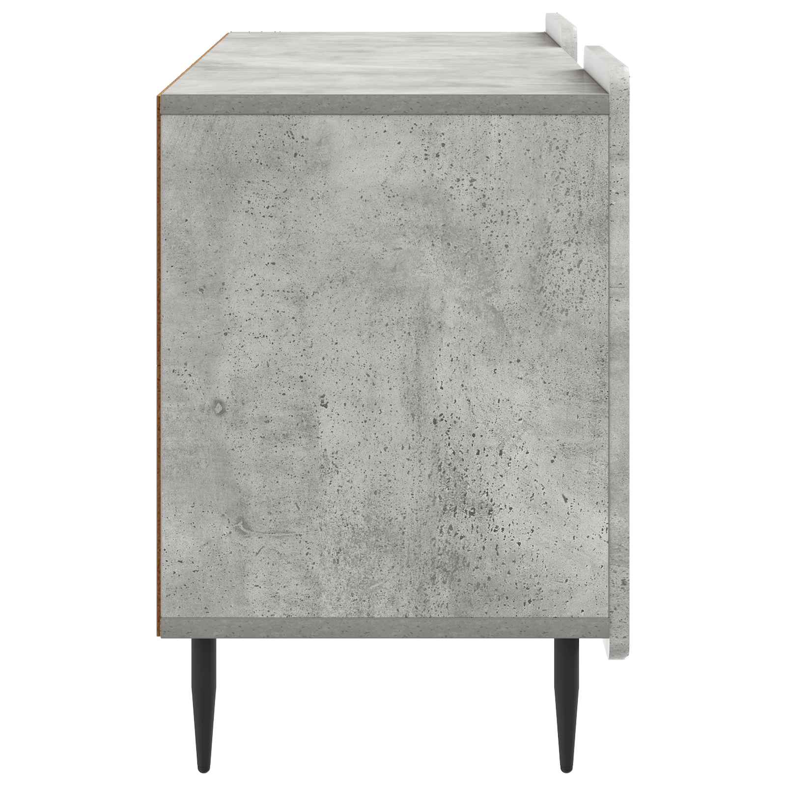 Meuble TV Gris béton 102 x 34,5 x 52 cm Bois d'ingénierie - XIOS