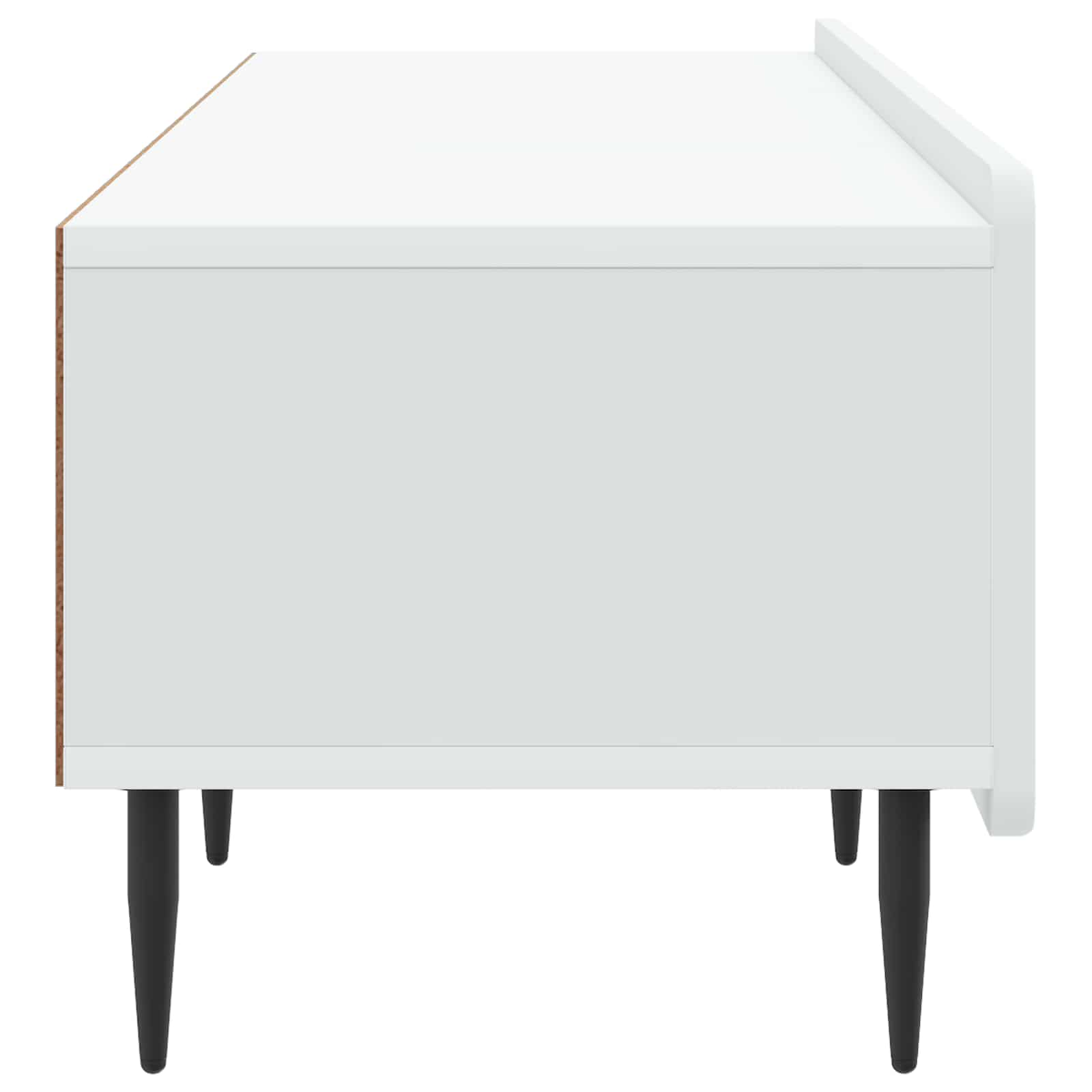 Meuble TV Blanc 147 x 34,5 x 32 cm Bois d'ingénierie - XIOS