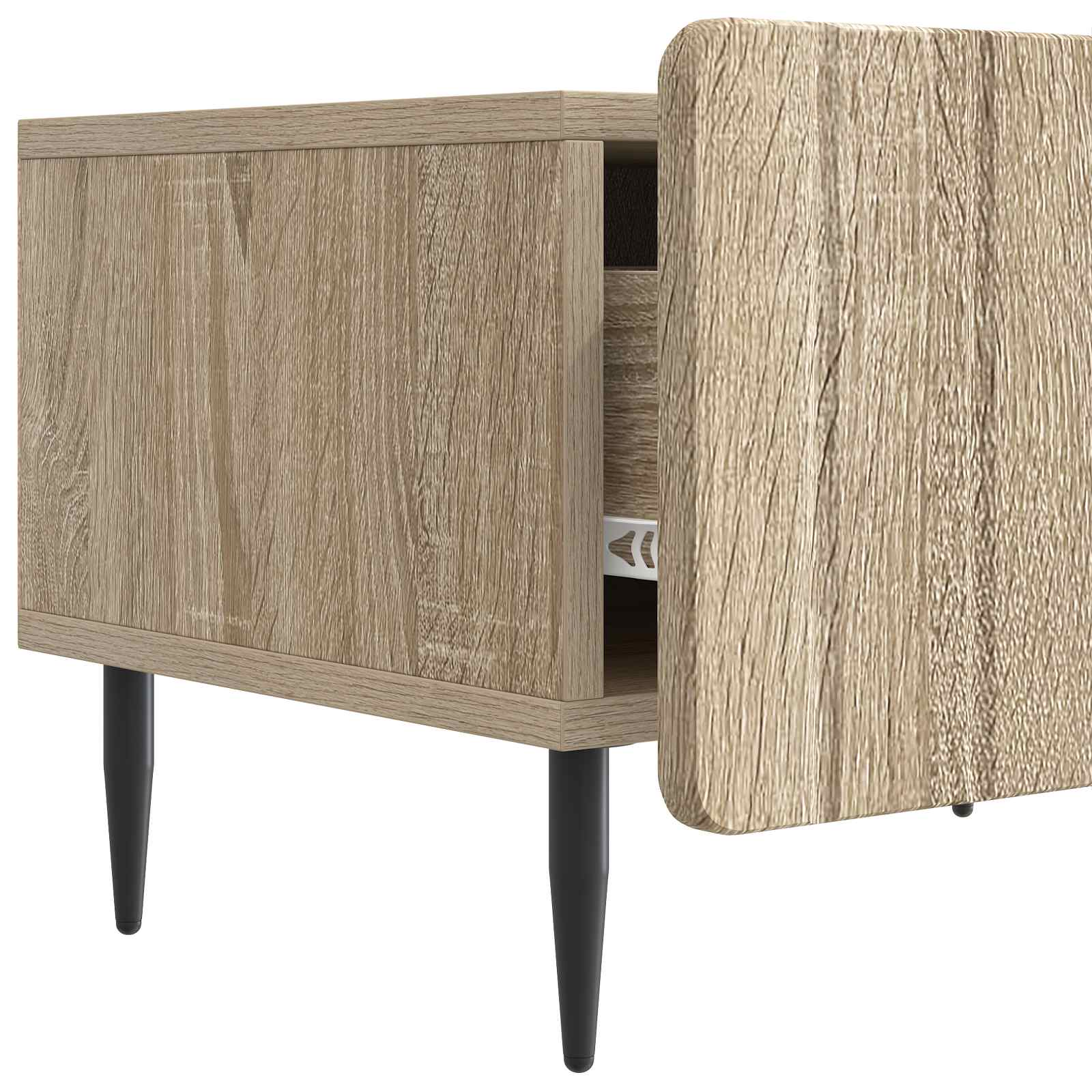 Meuble TV Chêne Sonoma 147 x 34,5 x 32 cm Bois d'ingénierie - XIOS