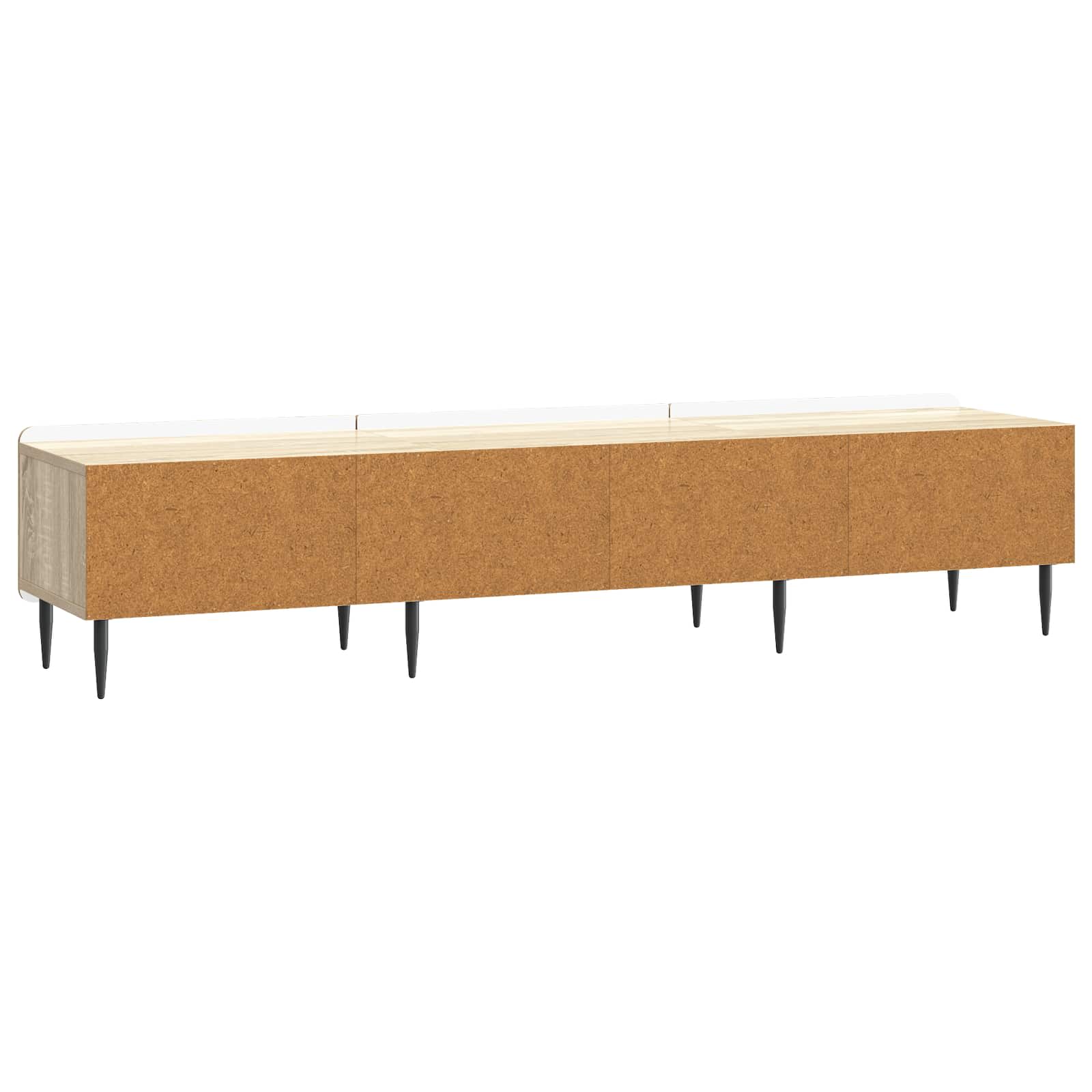 Meuble TV Chêne Sonoma 147 x 34,5 x 32 cm Bois d'ingénierie - XIOS