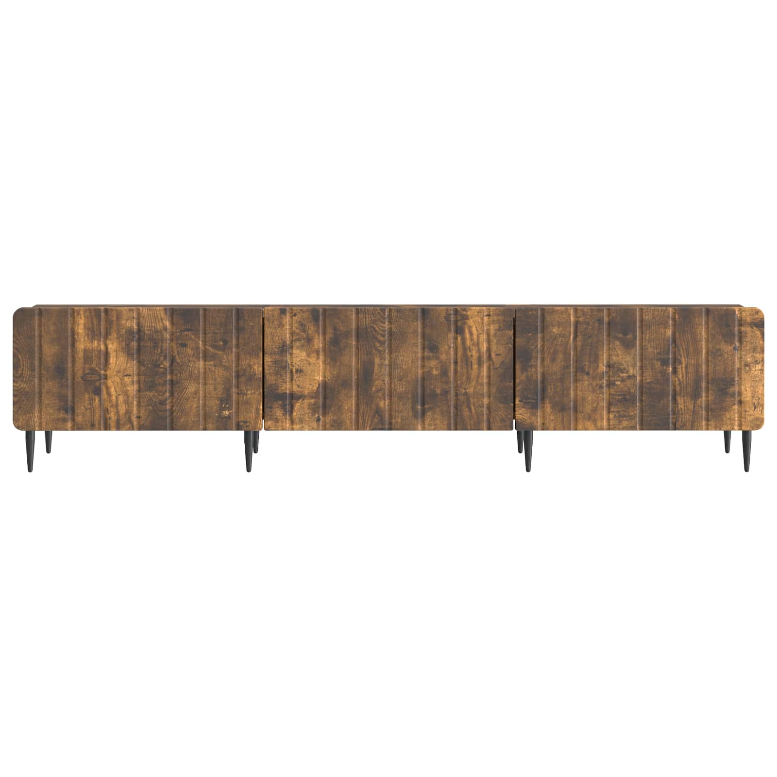 Meuble TV Chêne fumé 147 x 34,5 x 32 cm Bois d'ingénierie - XIOS