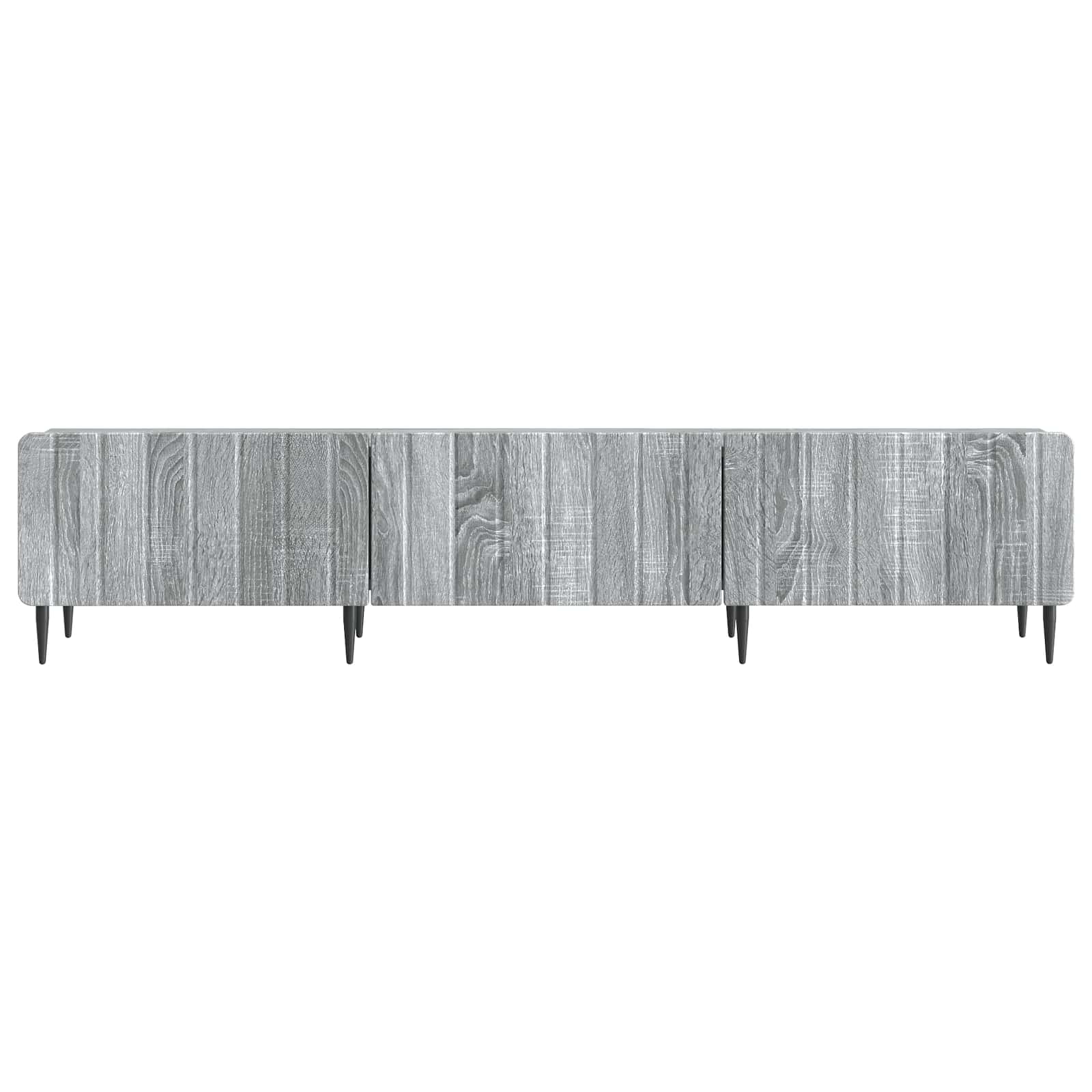 Meuble TV Sonoma gris 147 x 34,5 x 32 cm Bois d'ingénierie - XIOS
