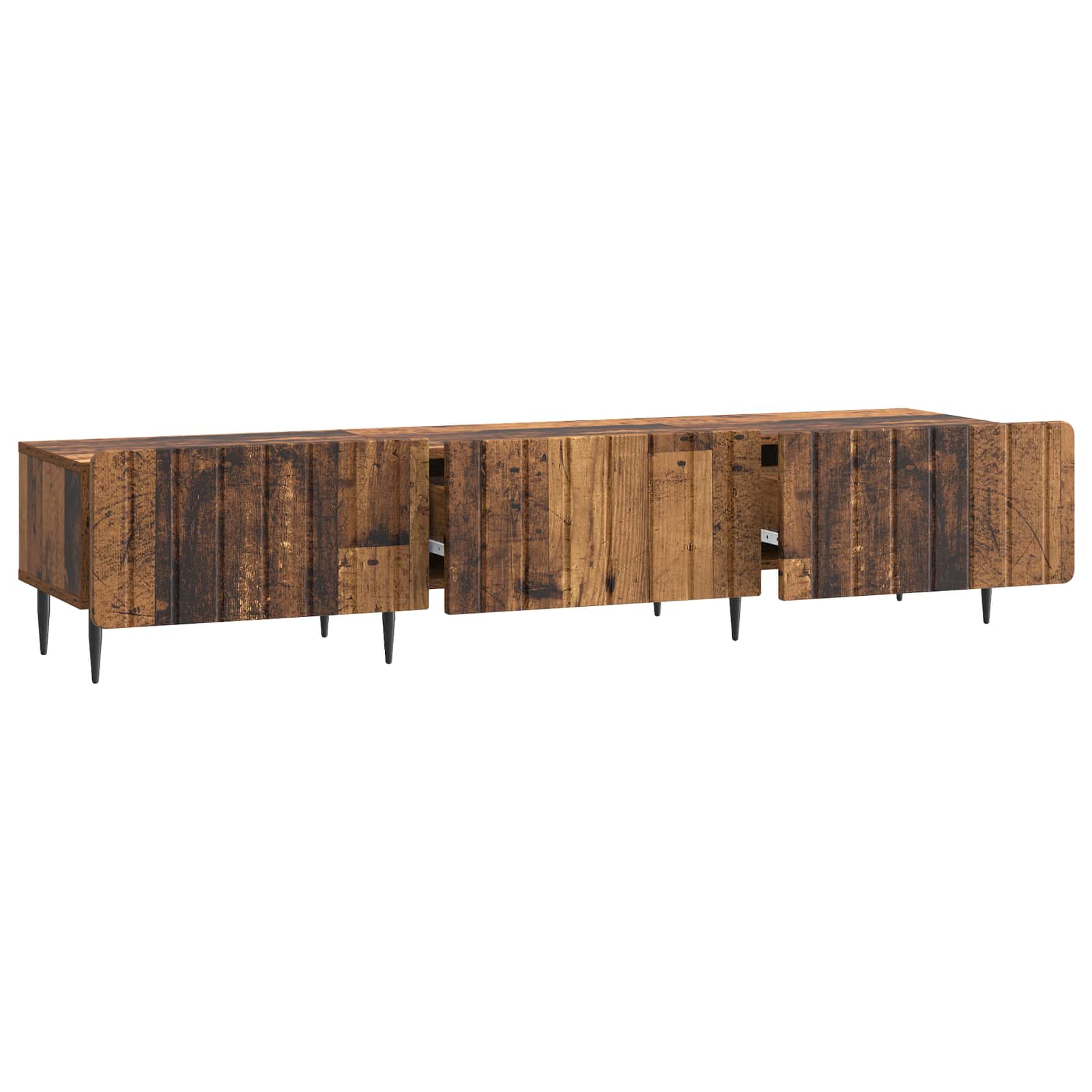 Meuble TV Bois ancien 147 x 34,5 x 32 cm Bois d'ingénierie - XIOS