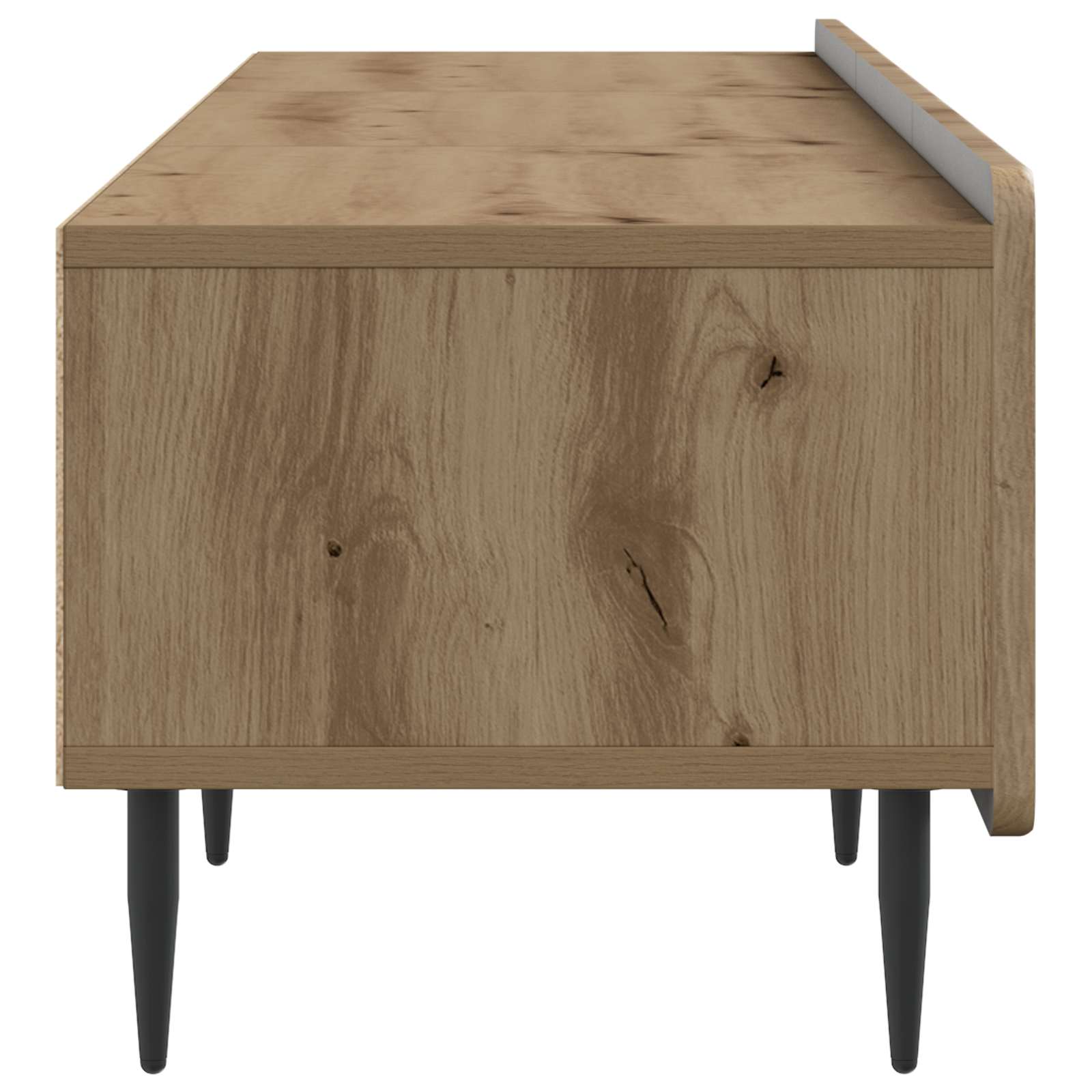 Meuble TV Chêne artisanal 147 x 34,5 x 32 cm Bois d'ingénierie - XIOS
