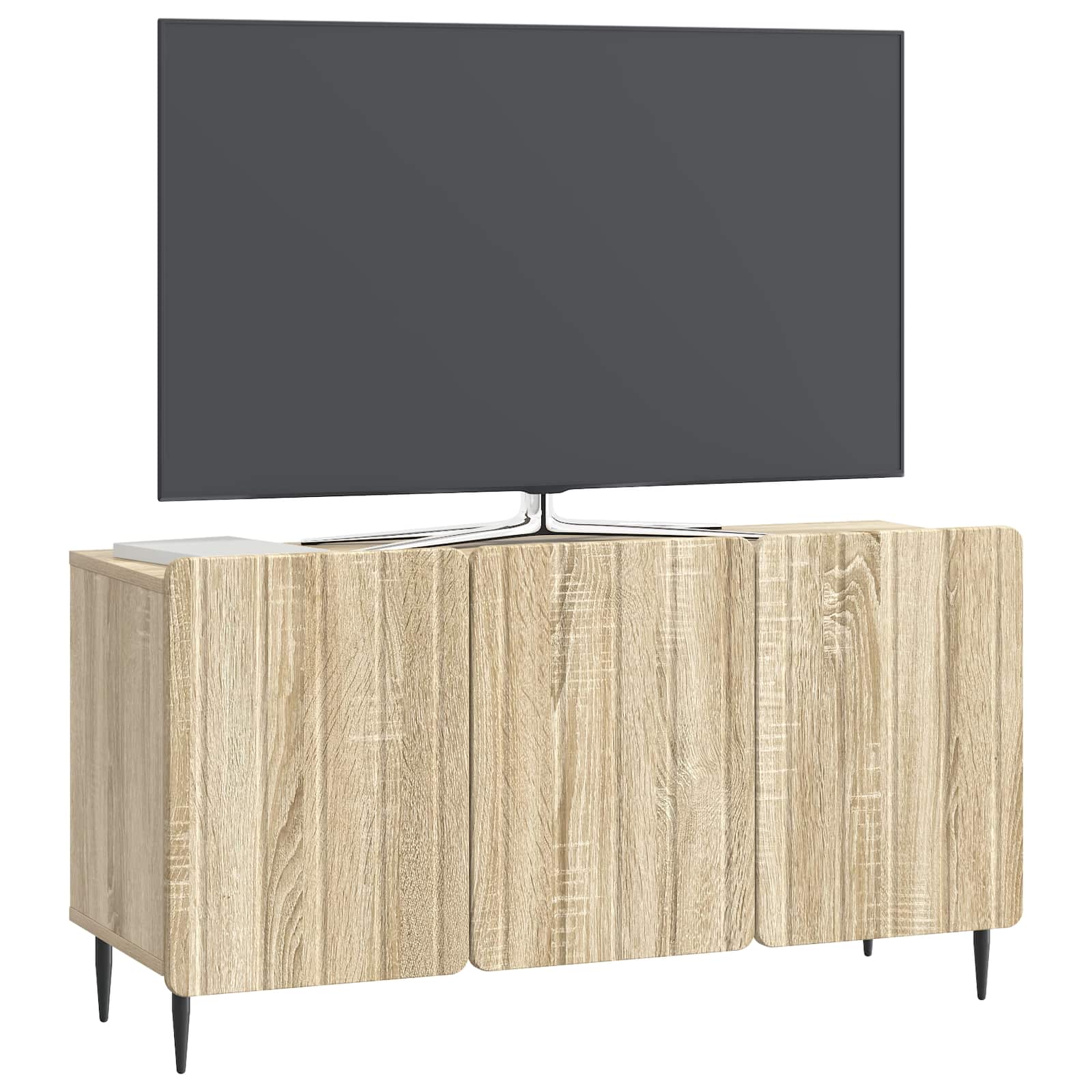 Meuble TV Chêne Sonoma 99 x 34,5 x 52 cm Bois d'ingénierie - XIOS